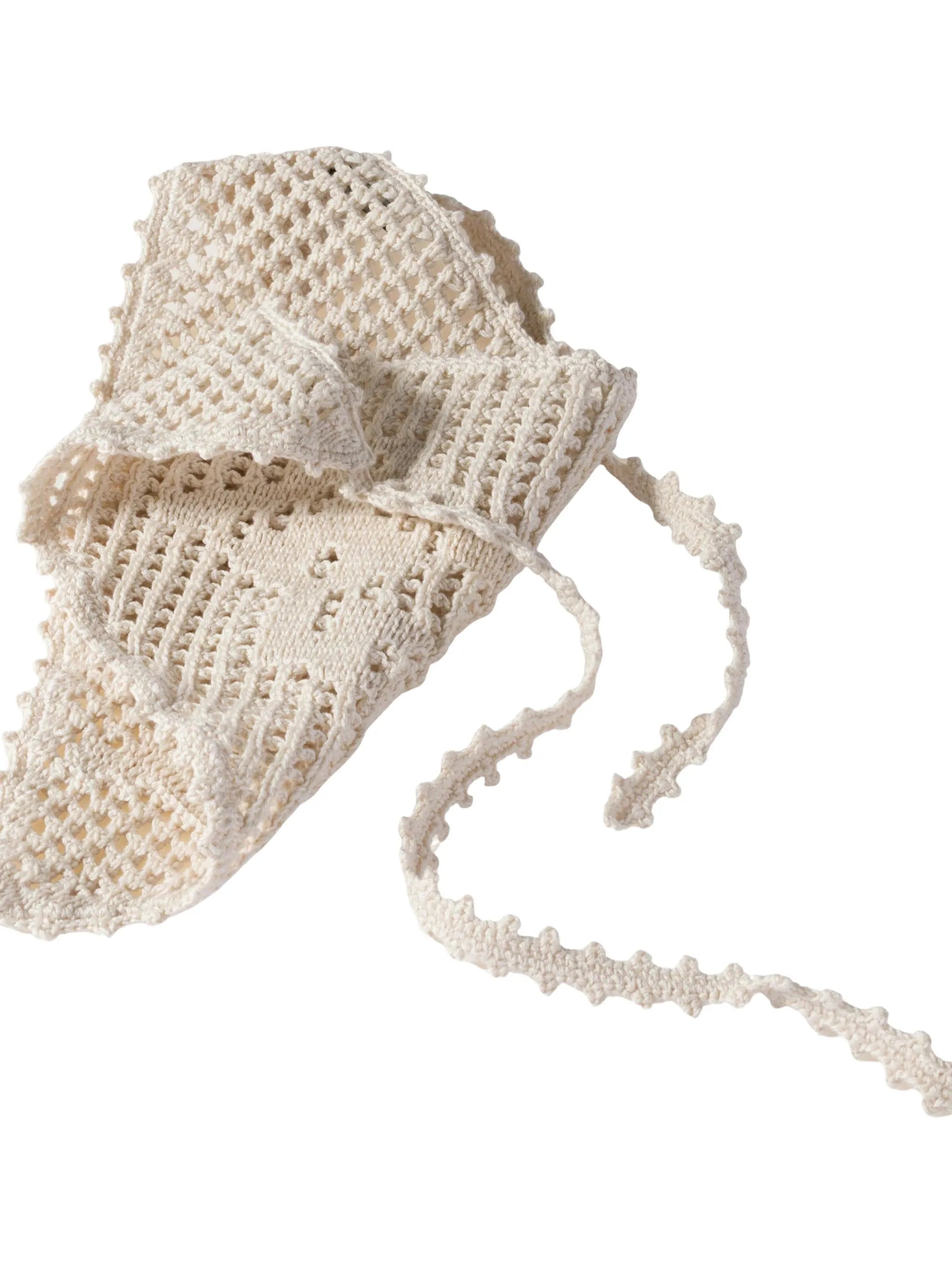 crochet triangle headband