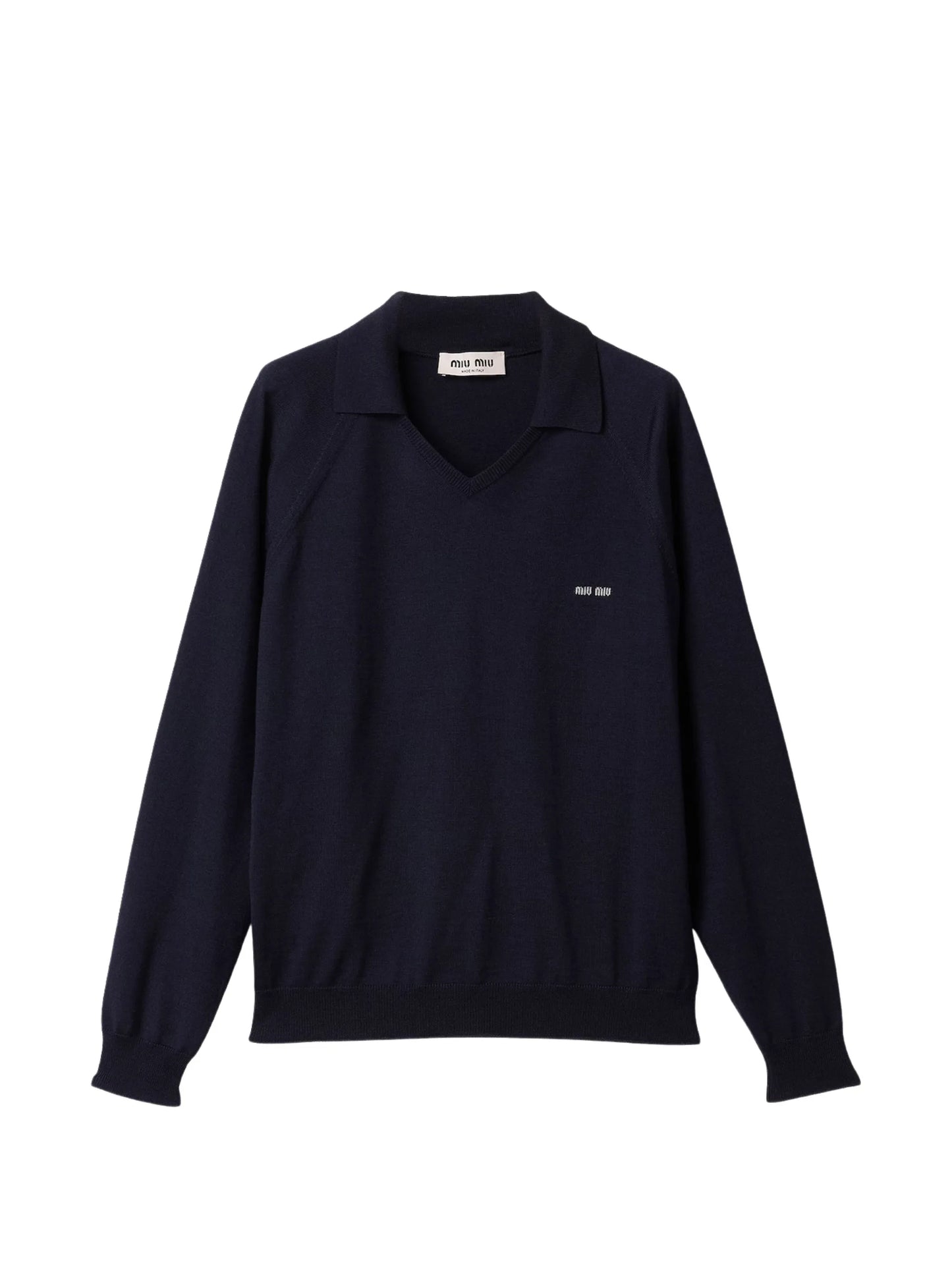 knit collar sweater