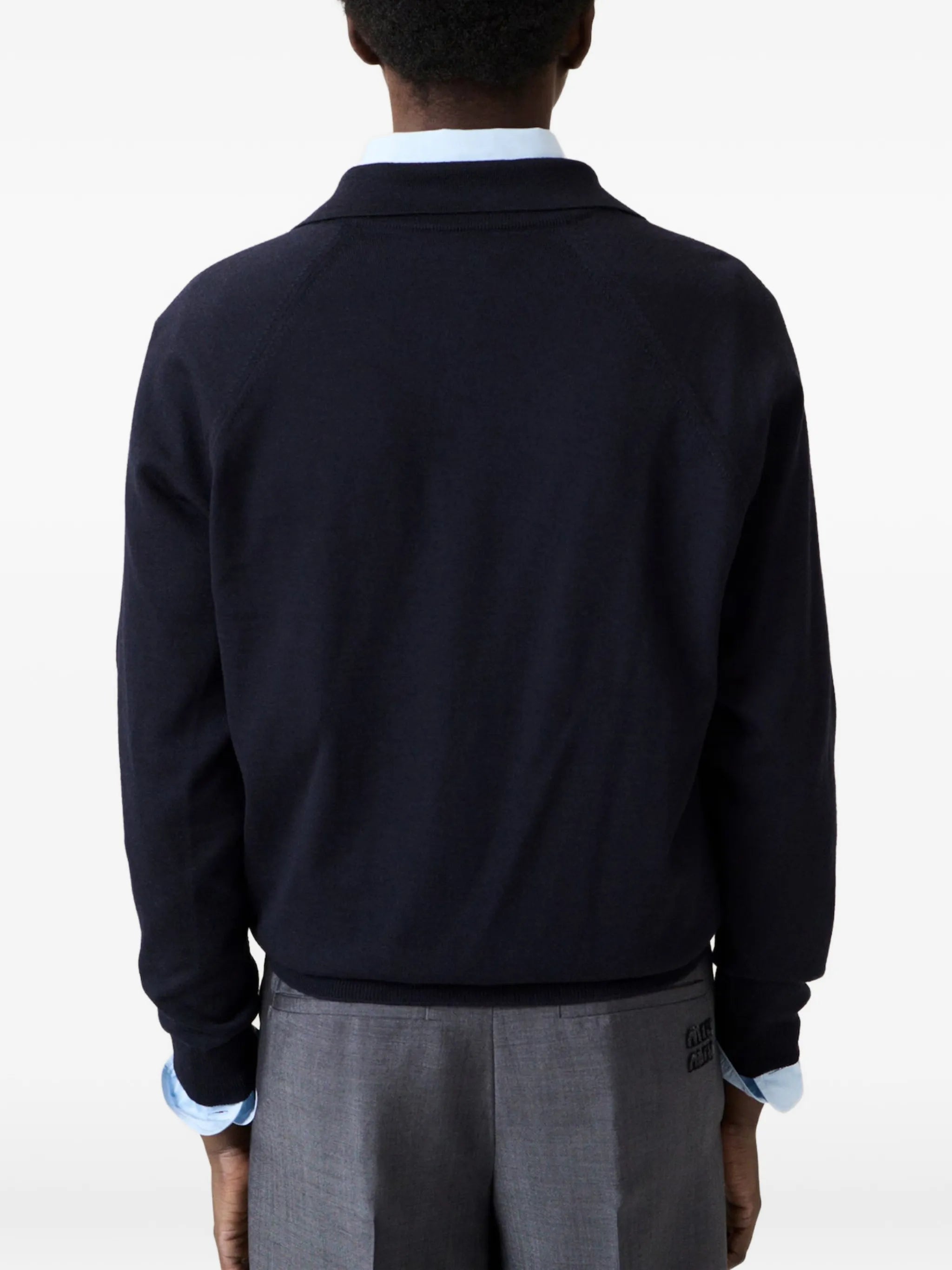 wool polo sweater