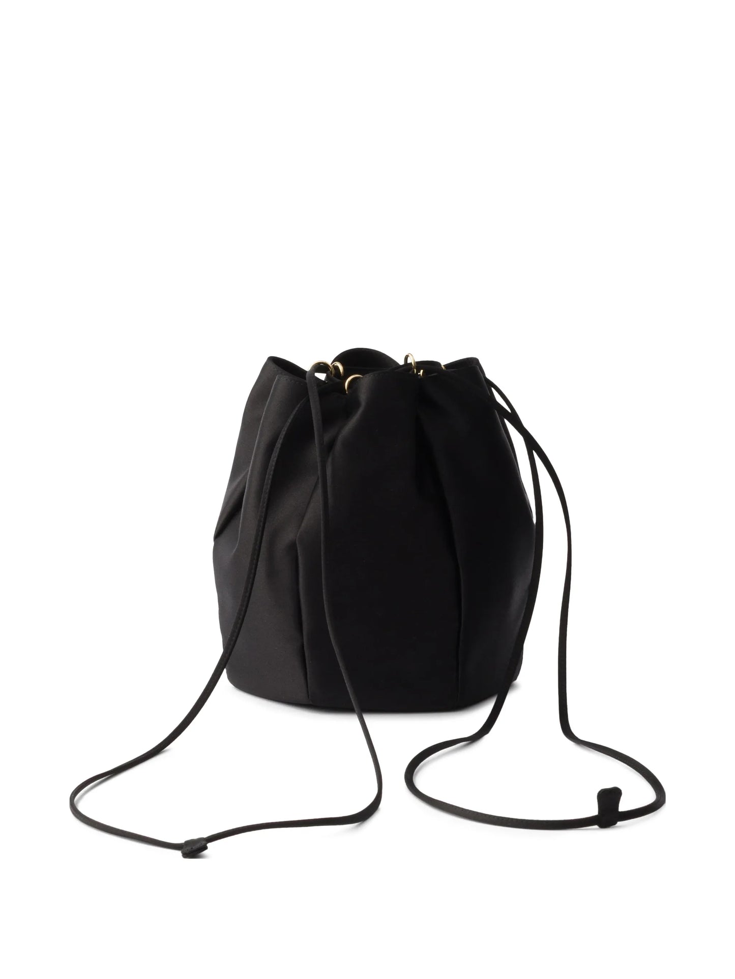mini satin bucket bag