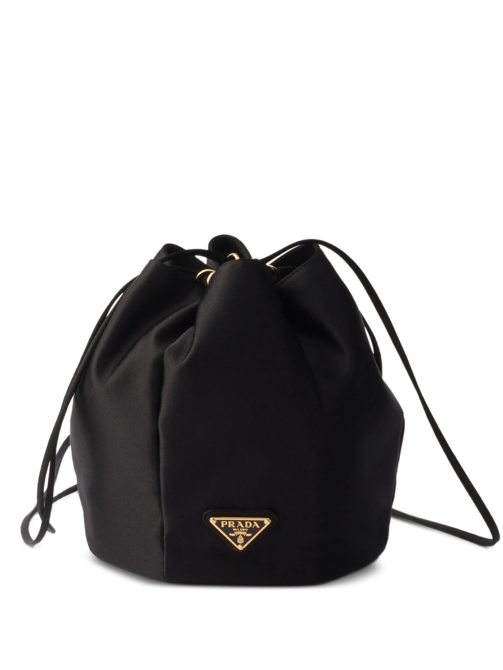 mini satin bucket bag