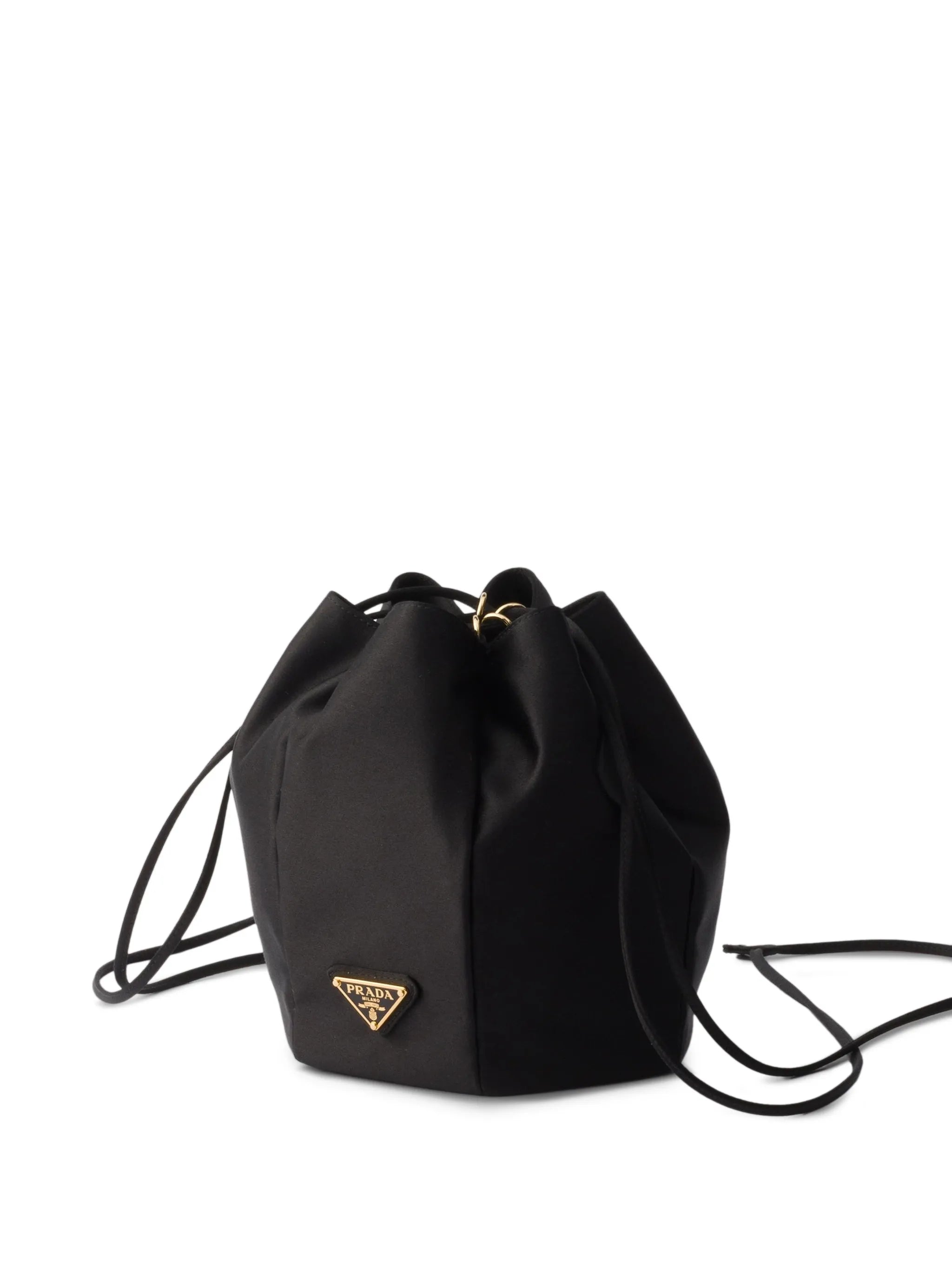 mini satin bucket bag