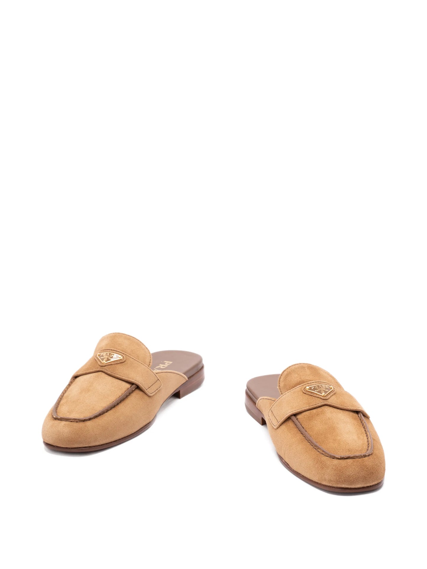 logo-detail flat mules