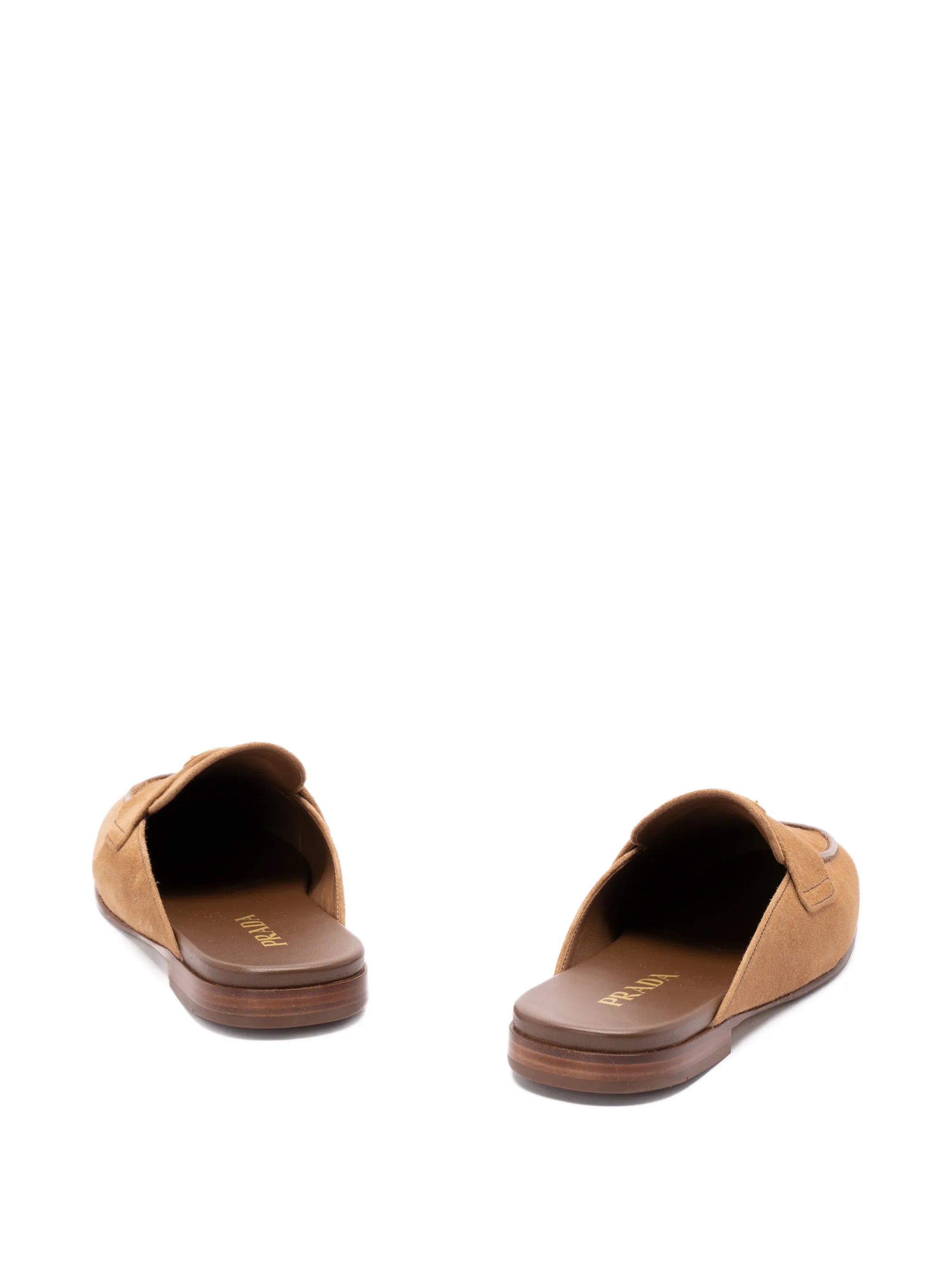 logo-detail flat mules