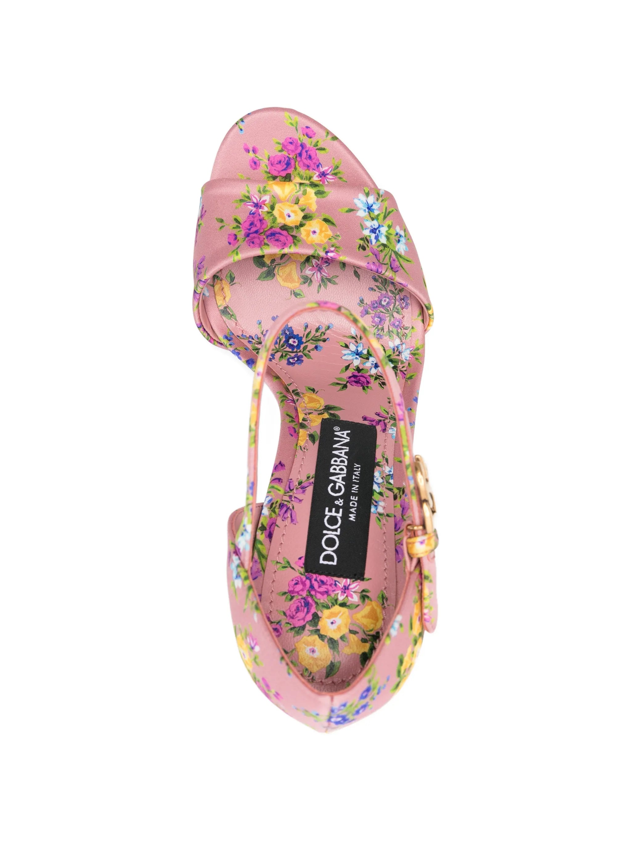 Keira floral buckle sandals