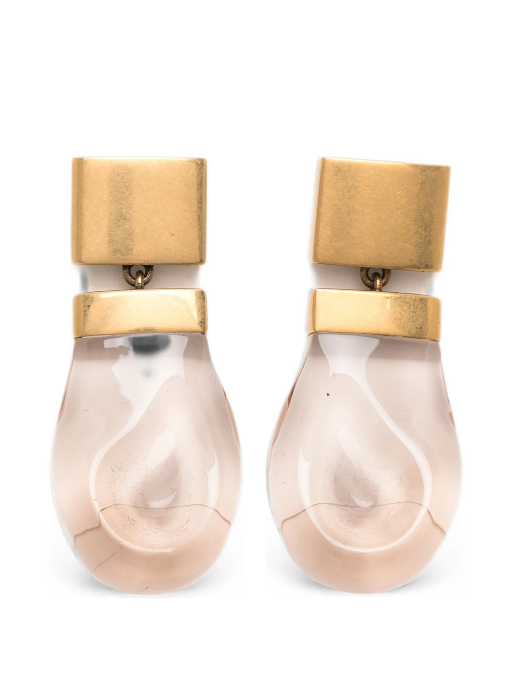 Keefe resin drop earrings