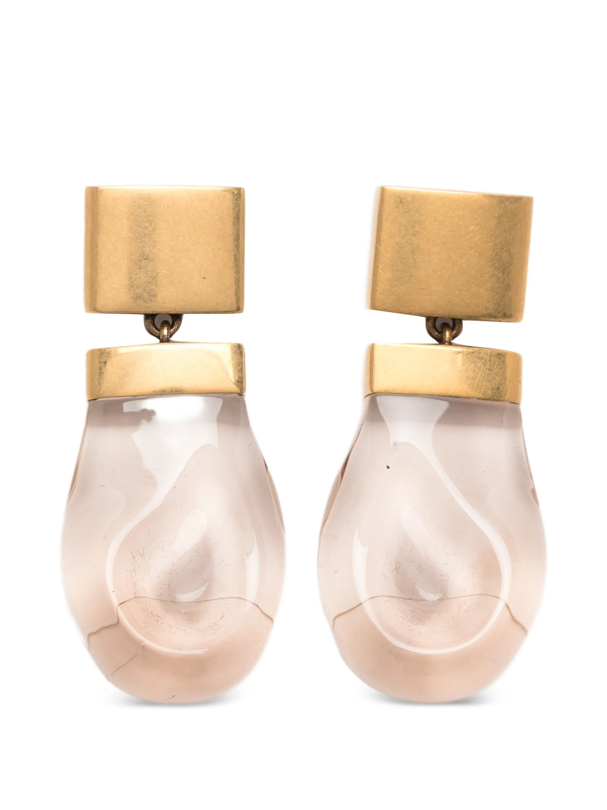 Keefe resin drop earrings