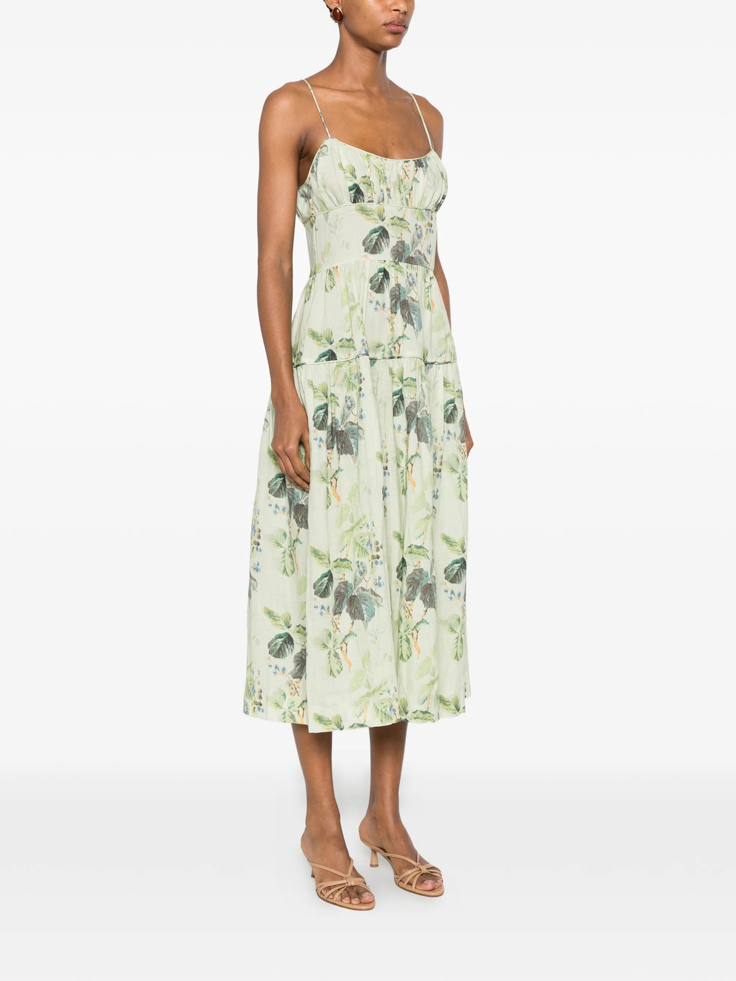 Benoit floral-print midi dress