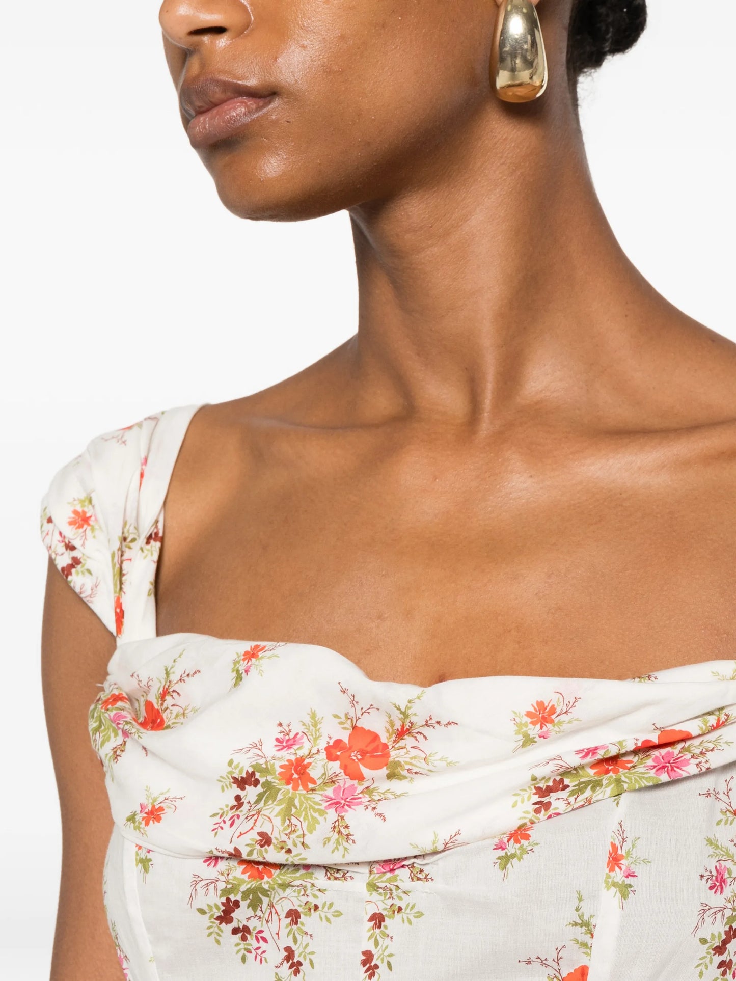 Clea floral-print midi dress