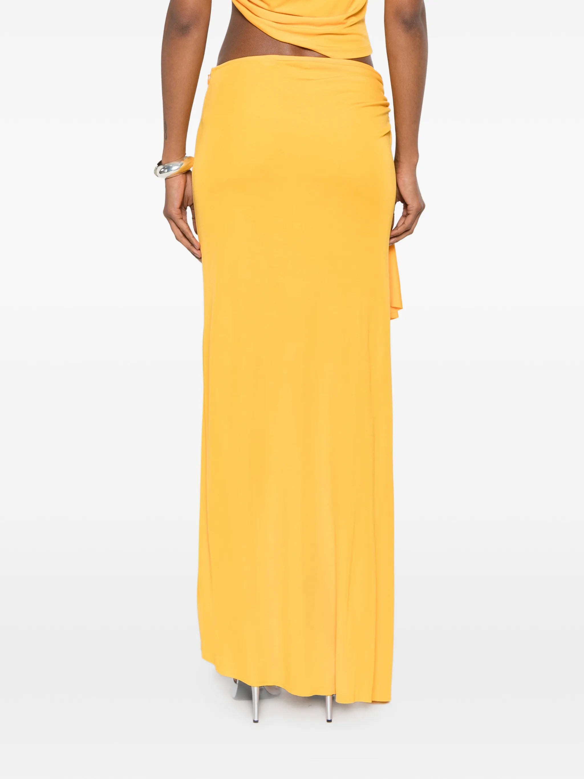 Bezel Quartz maxi skirt
