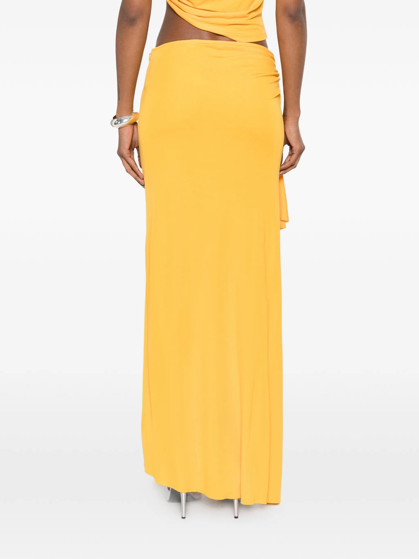 Bezel Quartz maxi skirt