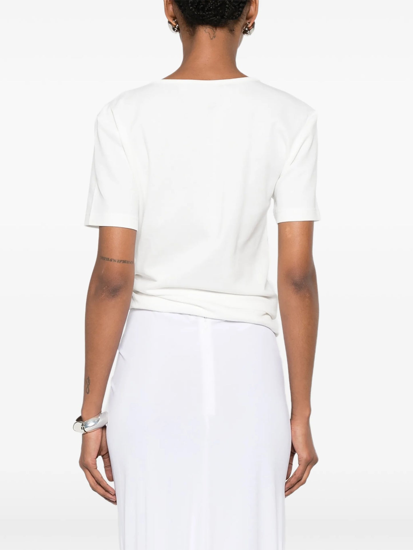 Orbit ruched T-shirt