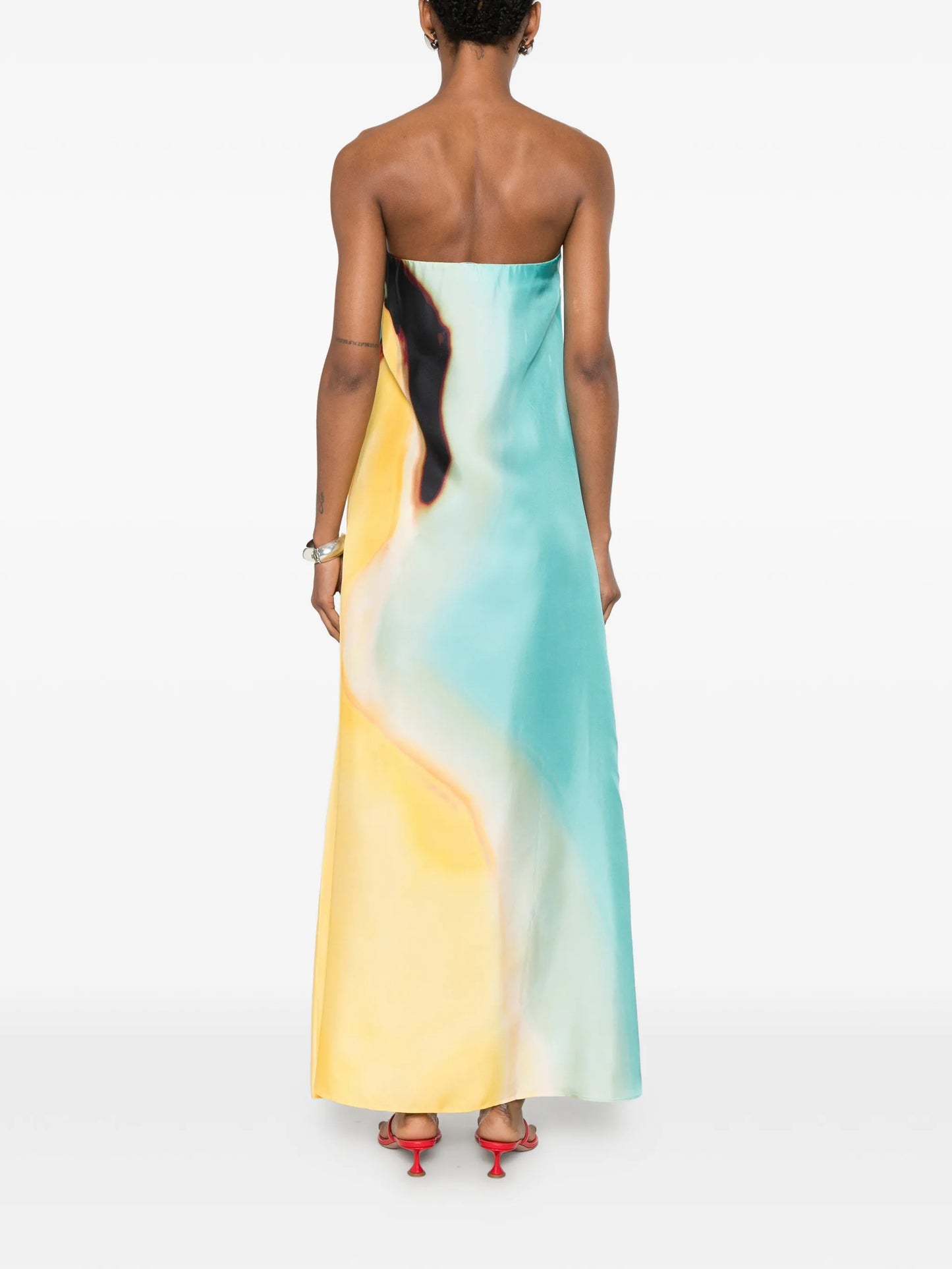 Aura strapless maxi dress