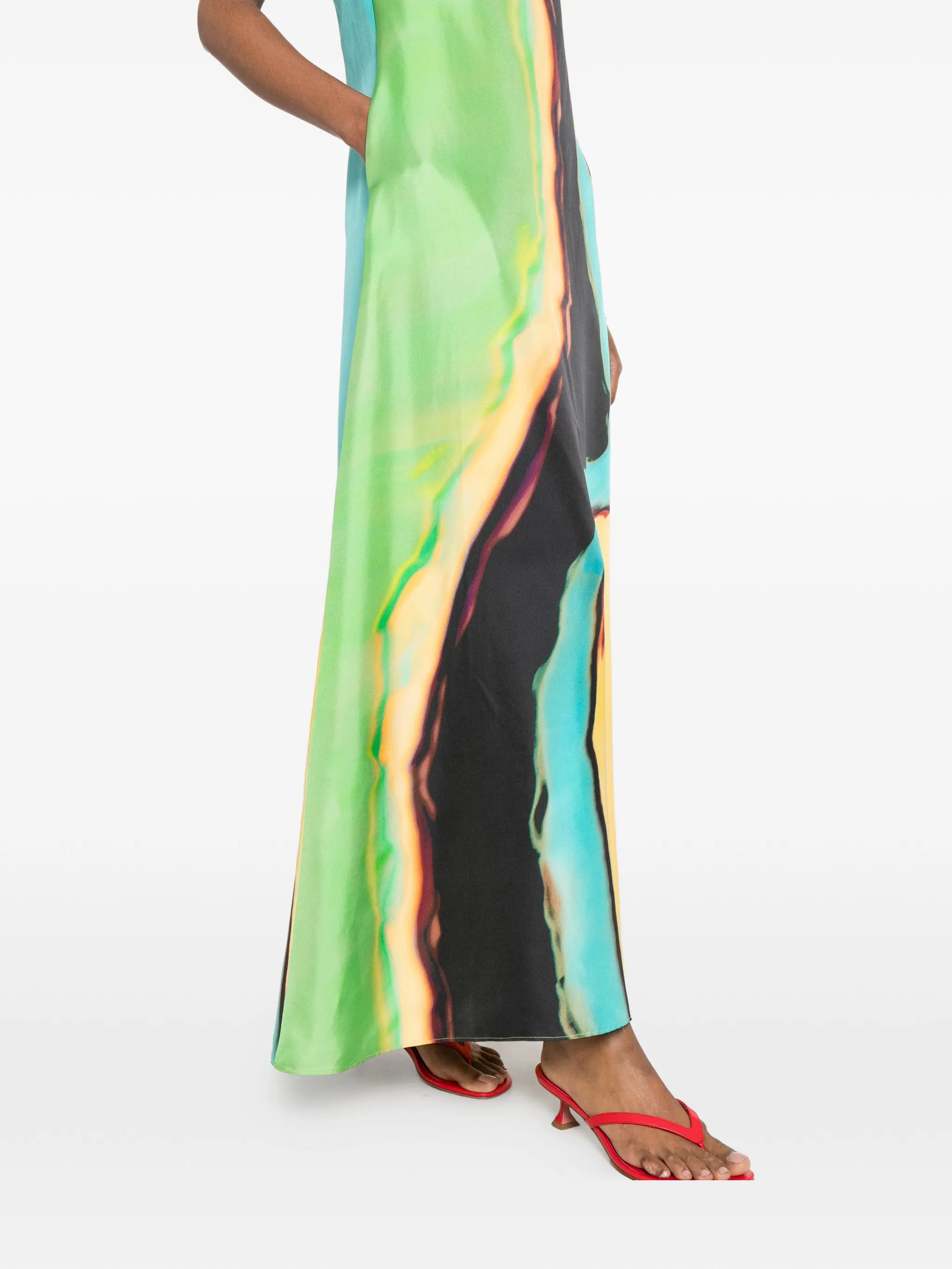 Aura strapless maxi dress