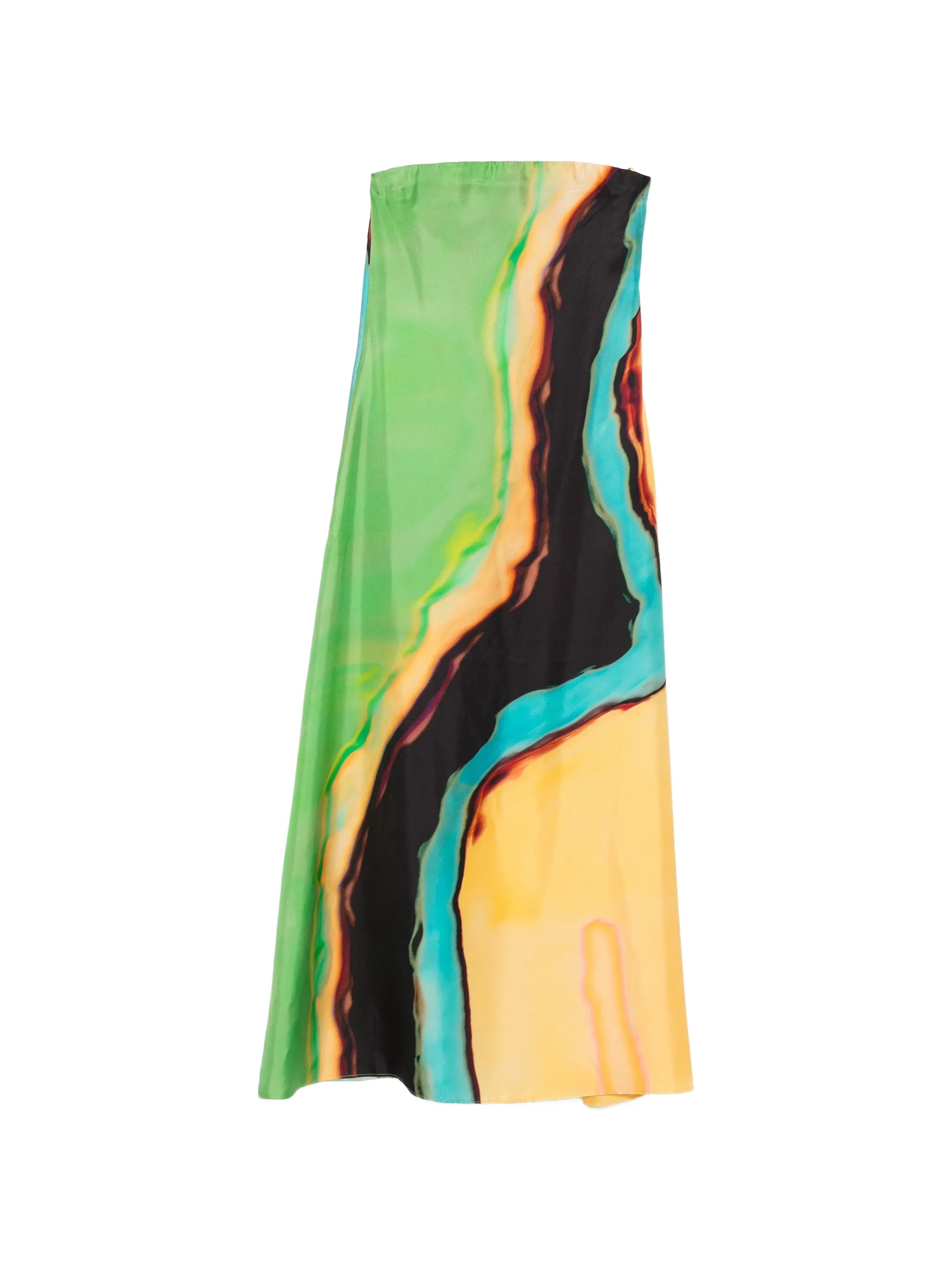 Aura strapless maxi dress