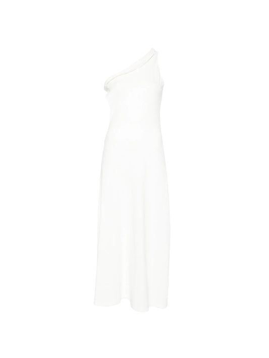 rolled cut-out dress