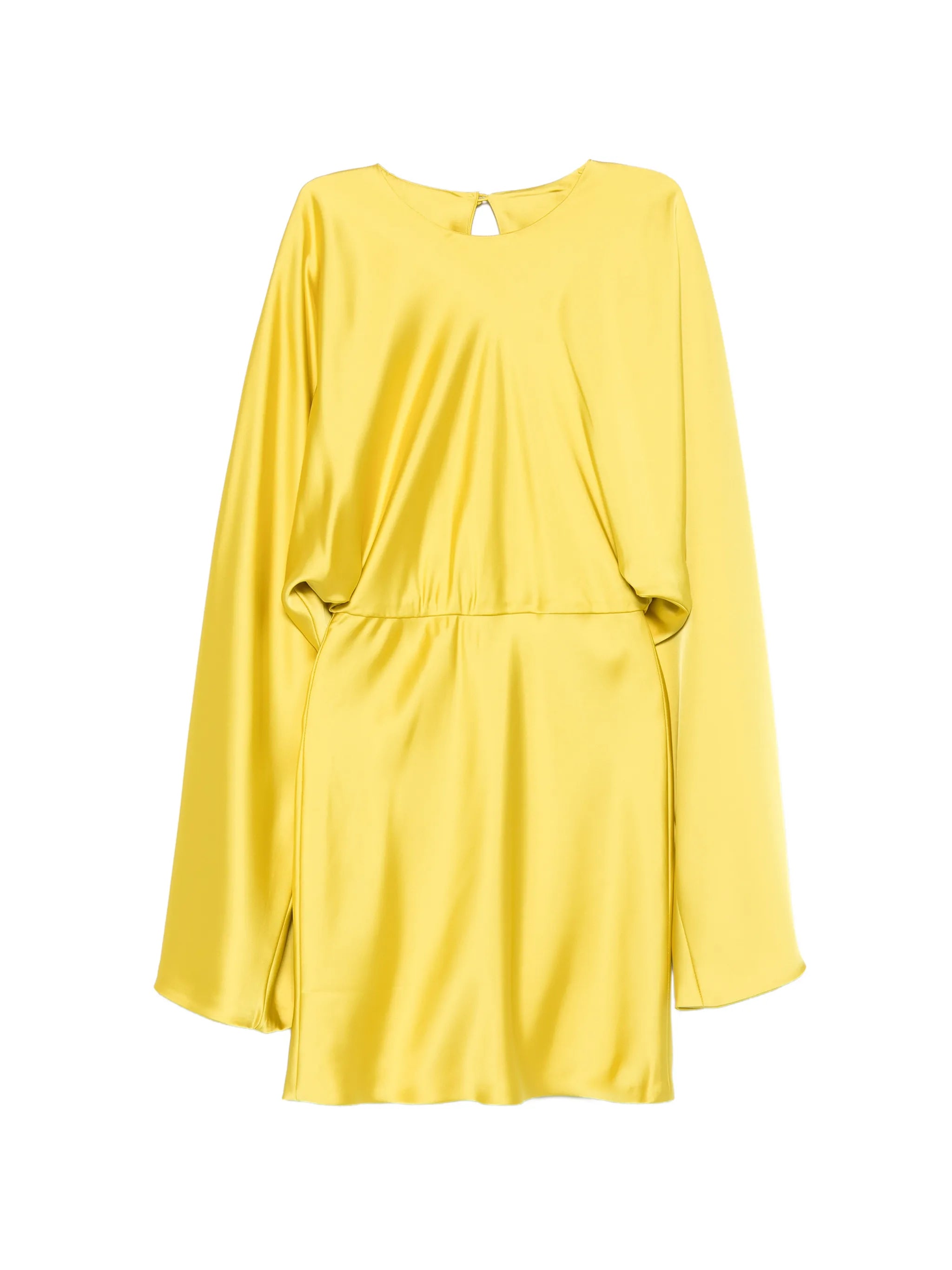 Obie cape-sleeve dress