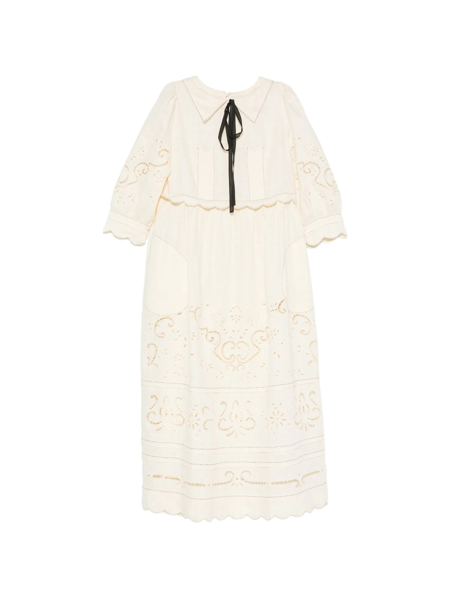 Giovanna broderie-anglaise midi dress