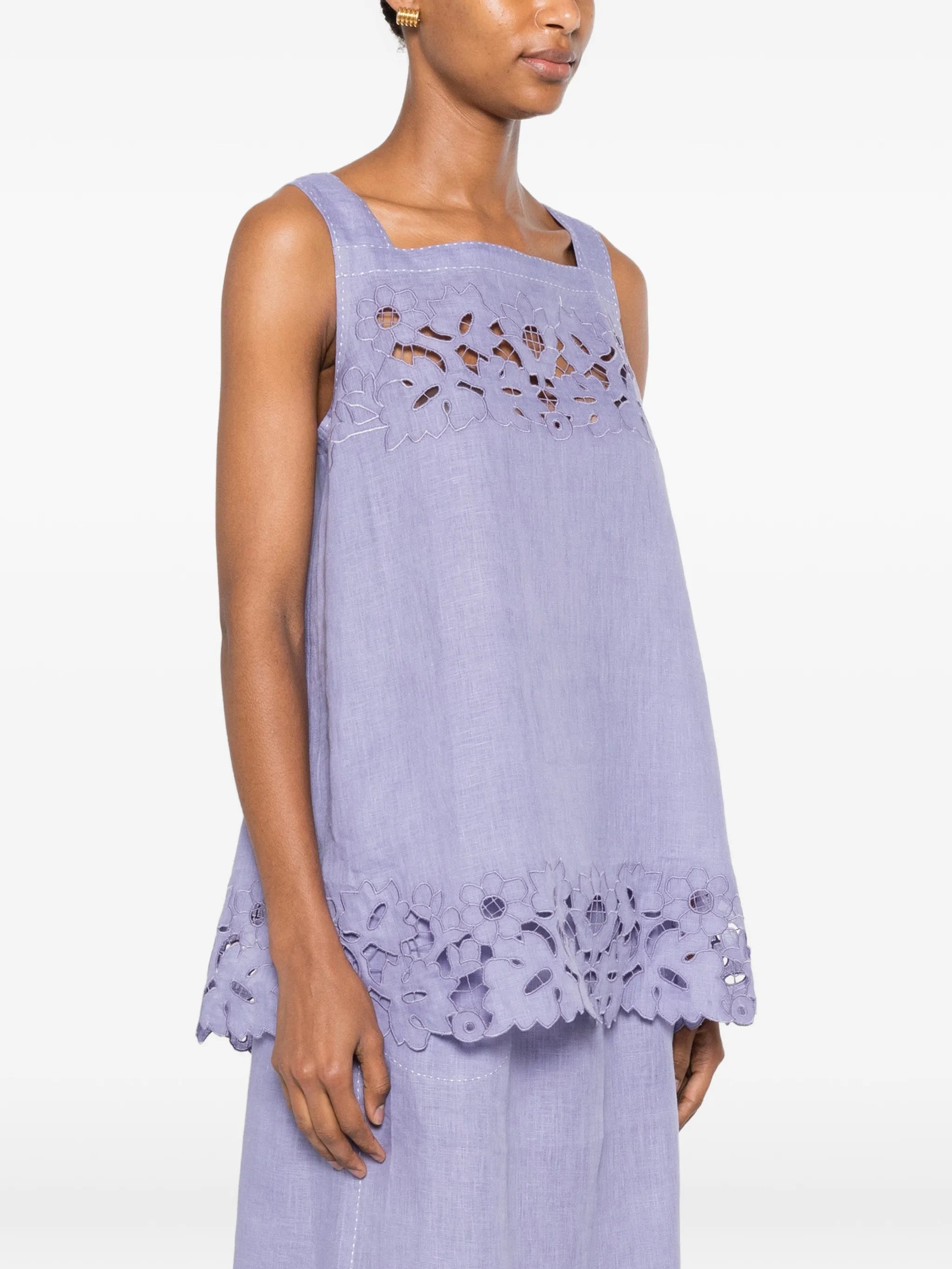 Galatea square-neck top