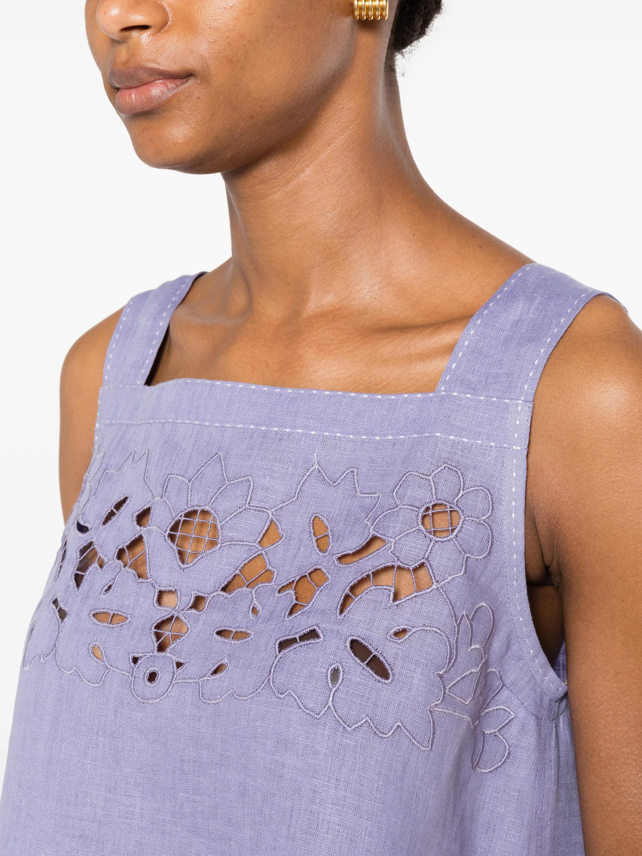 Galatea square-neck top