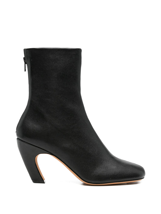 Mica leather ankle boots