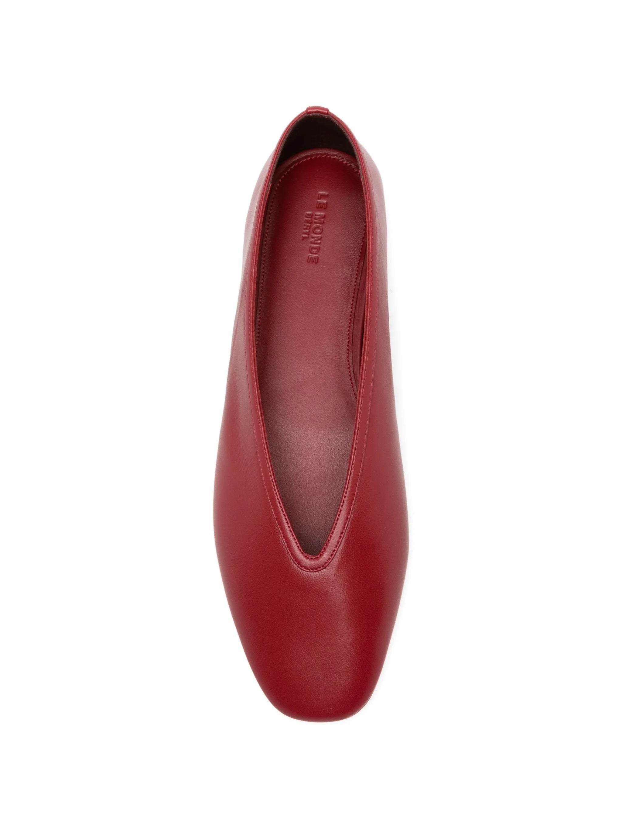 Luna leather ballet flats
