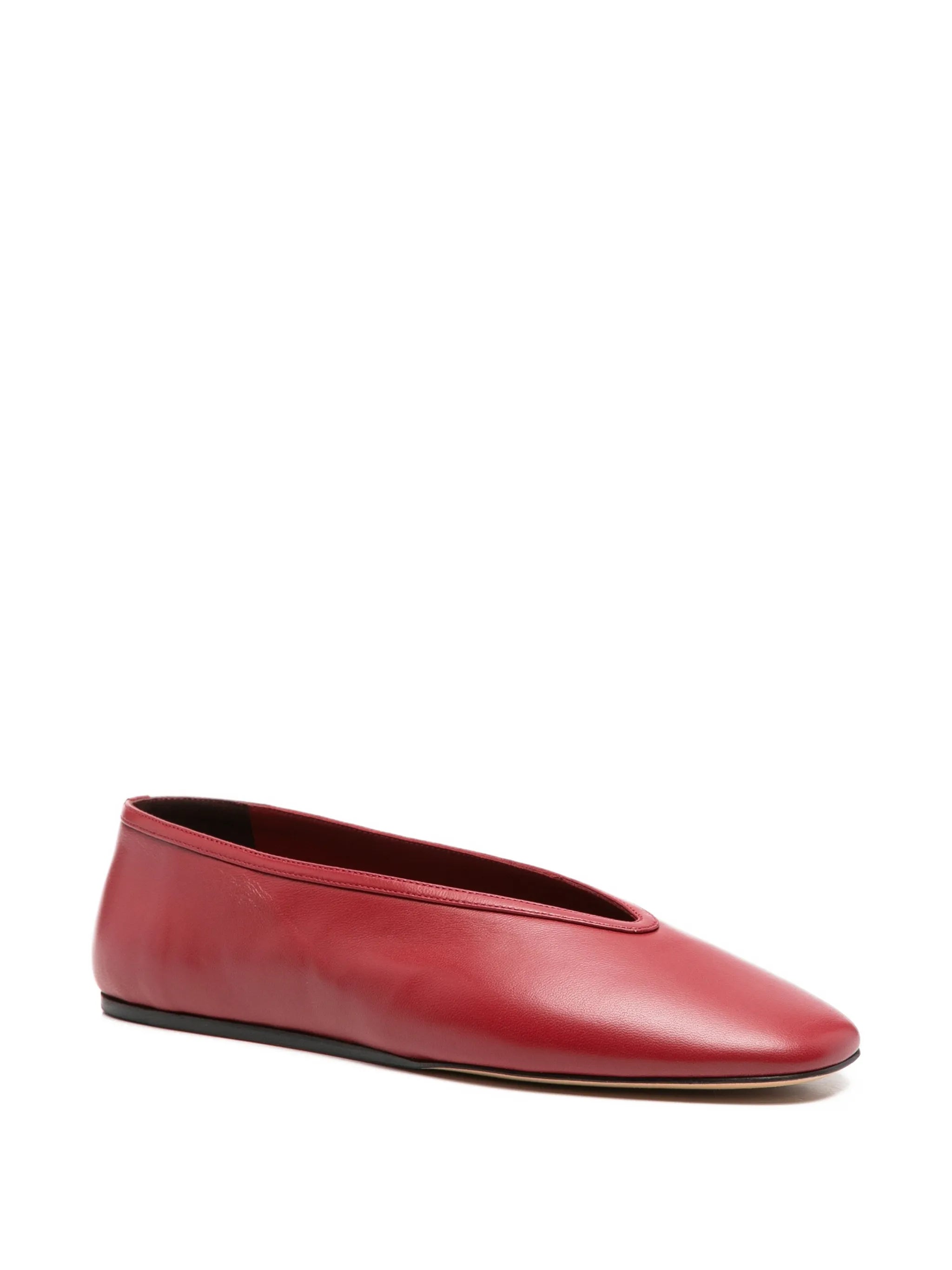 Luna leather ballet flats