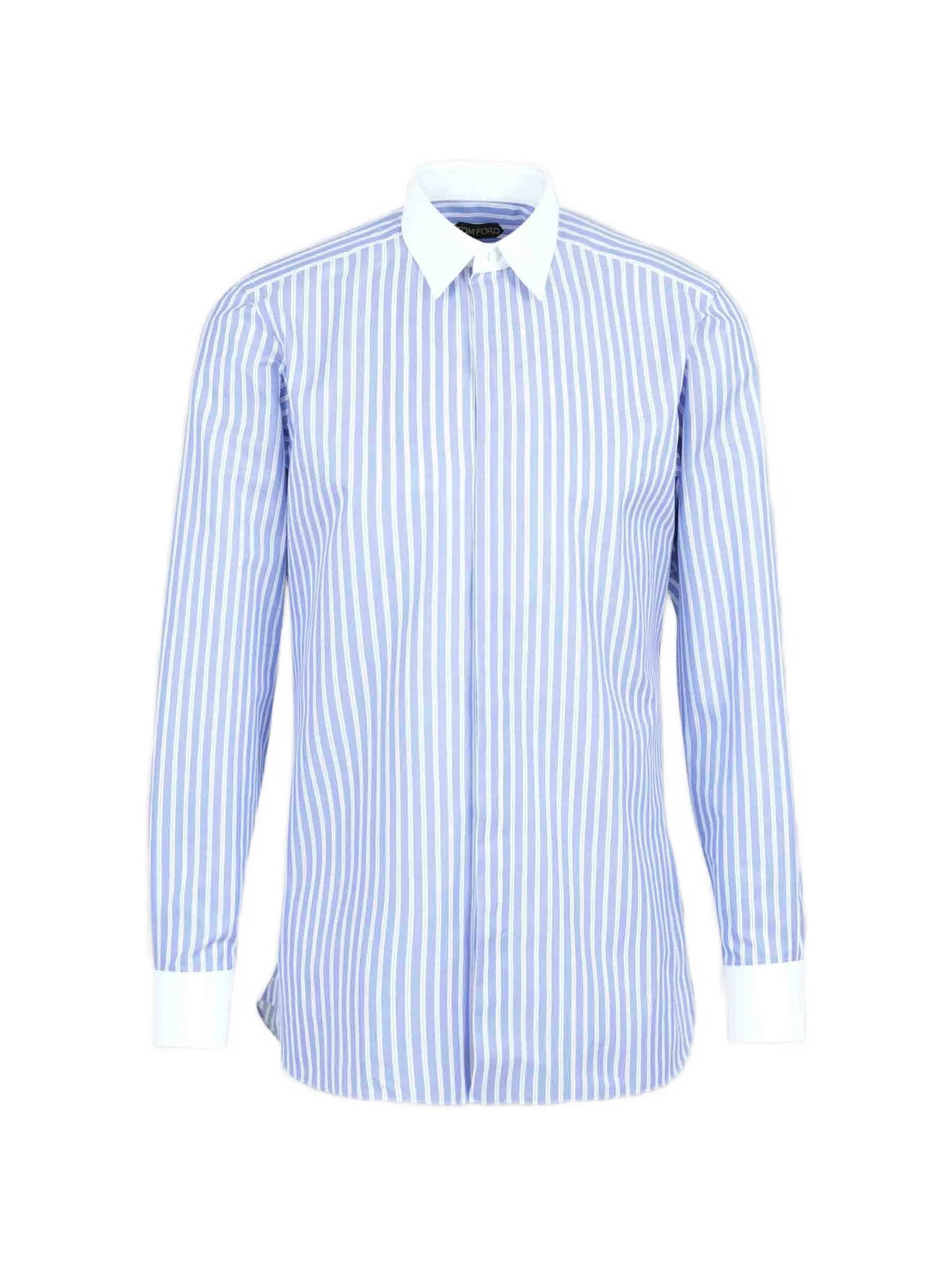 striped button shirt