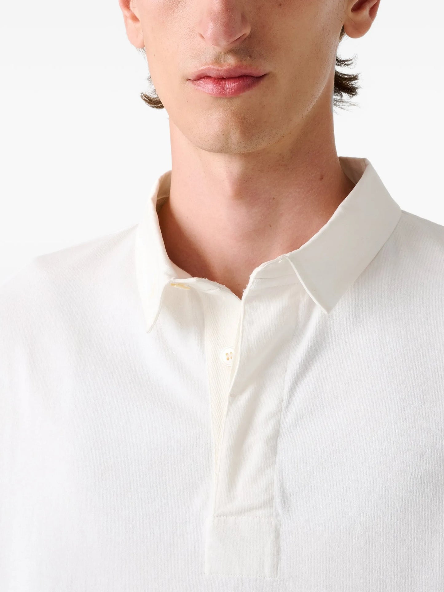 Alyk ribbed polo shirt