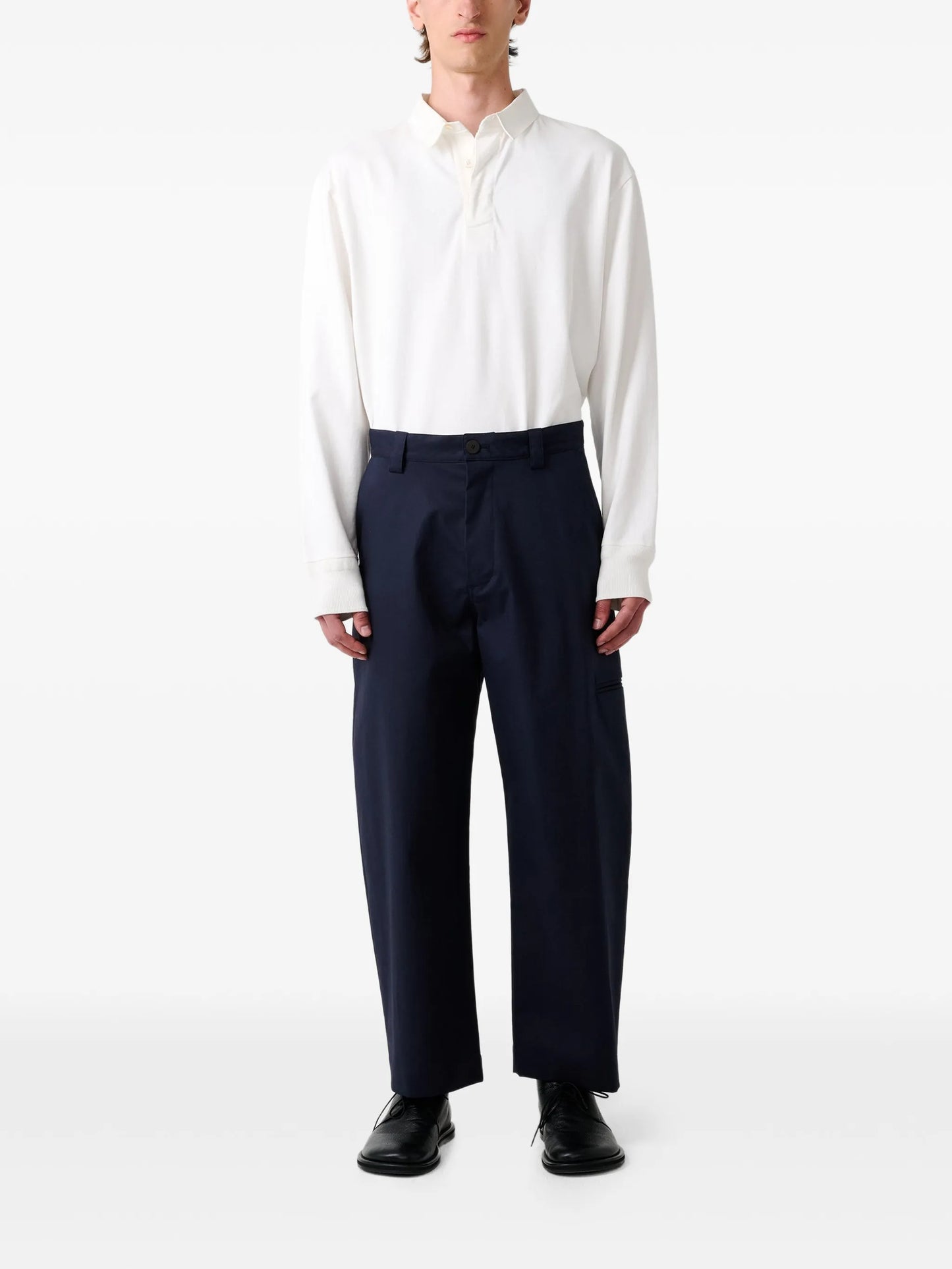 Alyk ribbed polo shirt