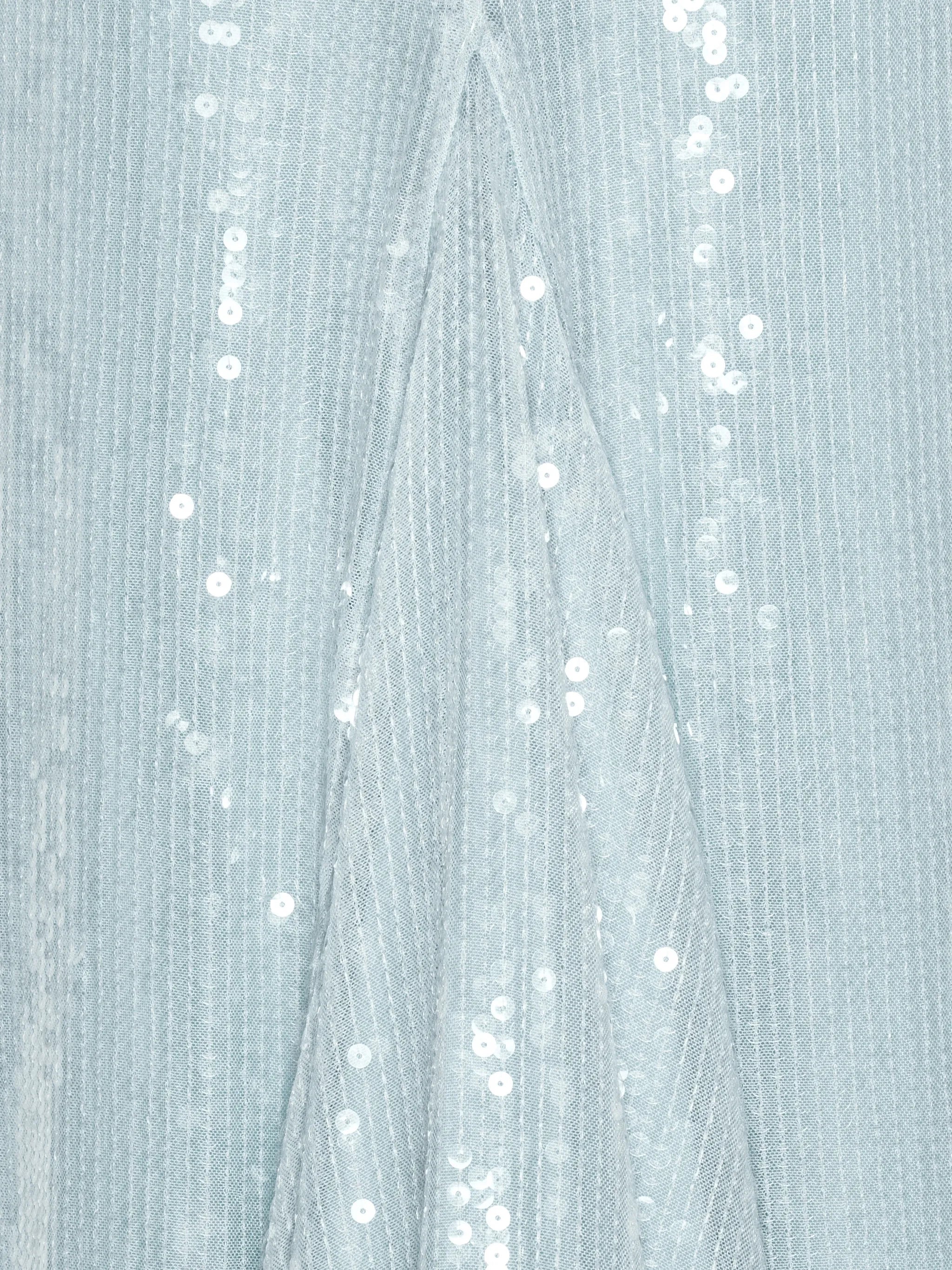 sequin cap-sleeve maxi dress