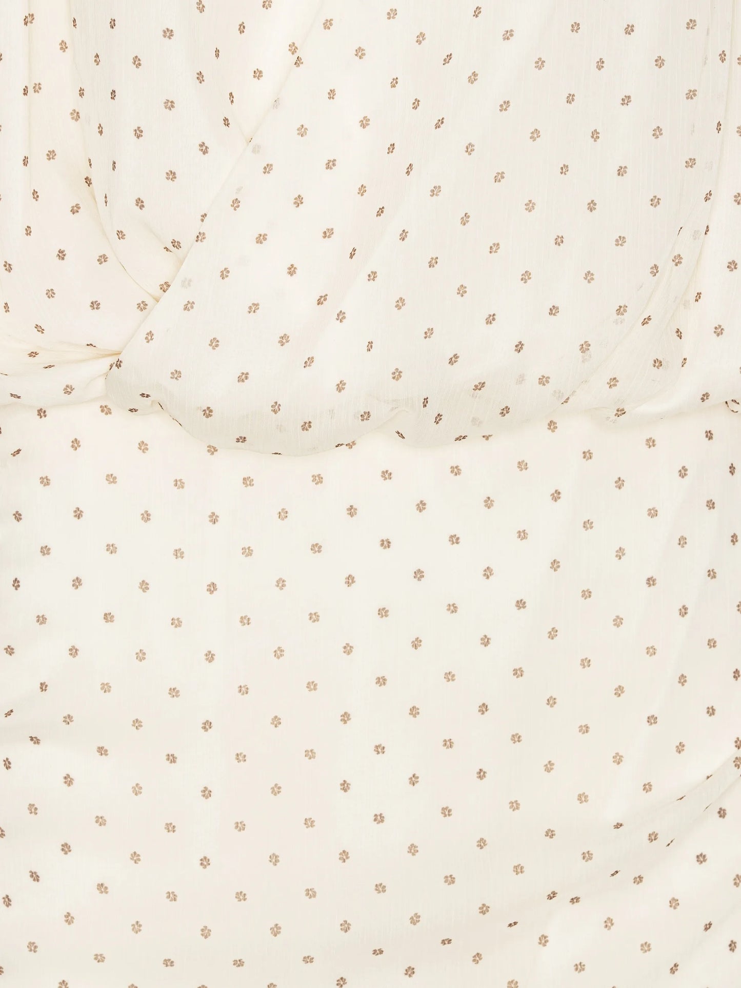 chiffon V-neck mini dress