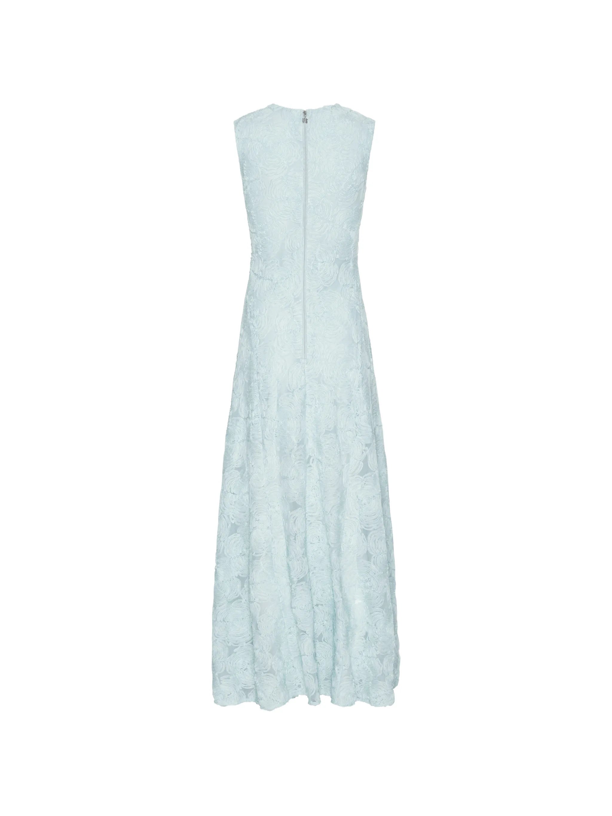 floral-motif maxi dress
