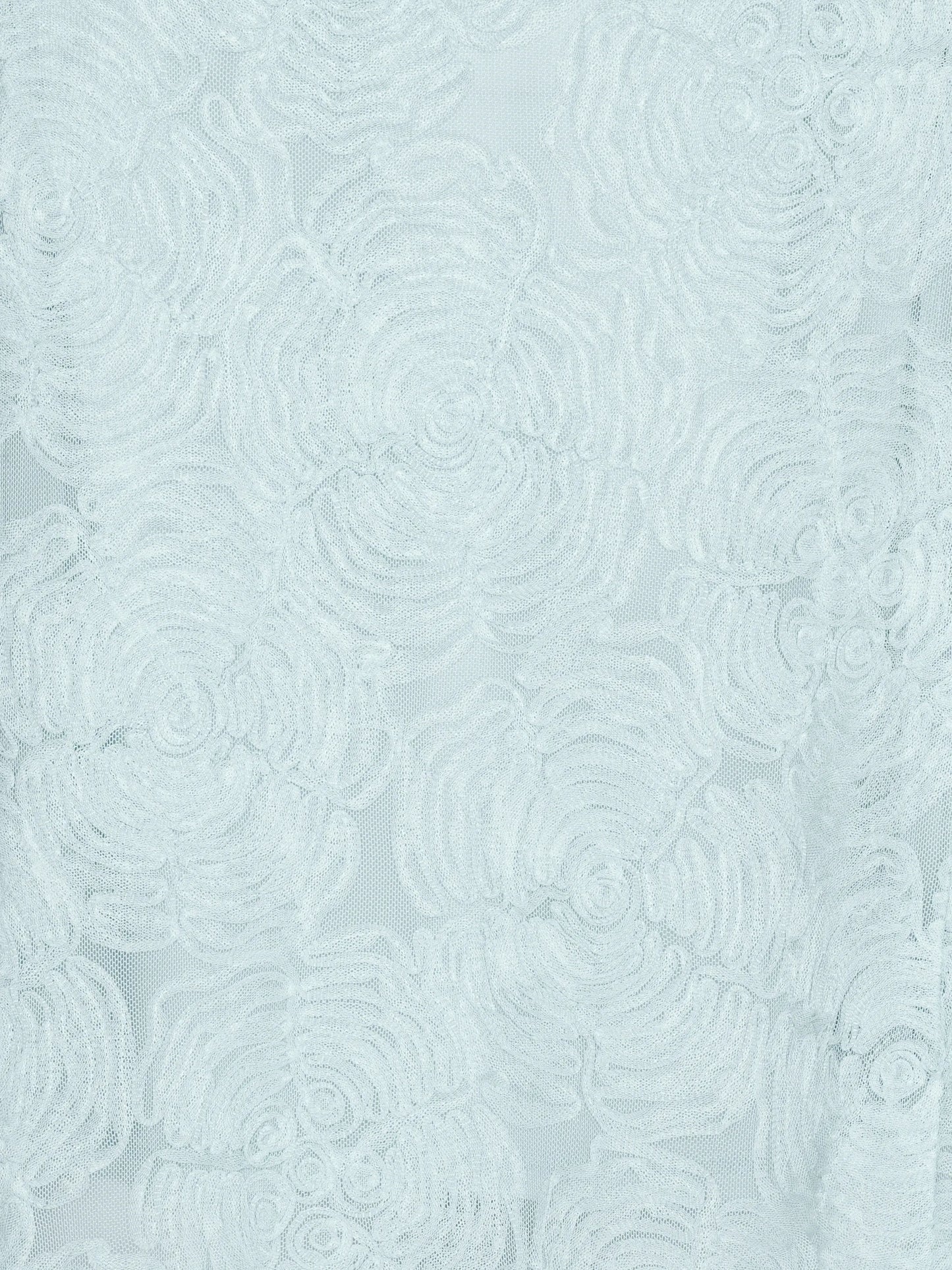 floral-mesh maxi dress