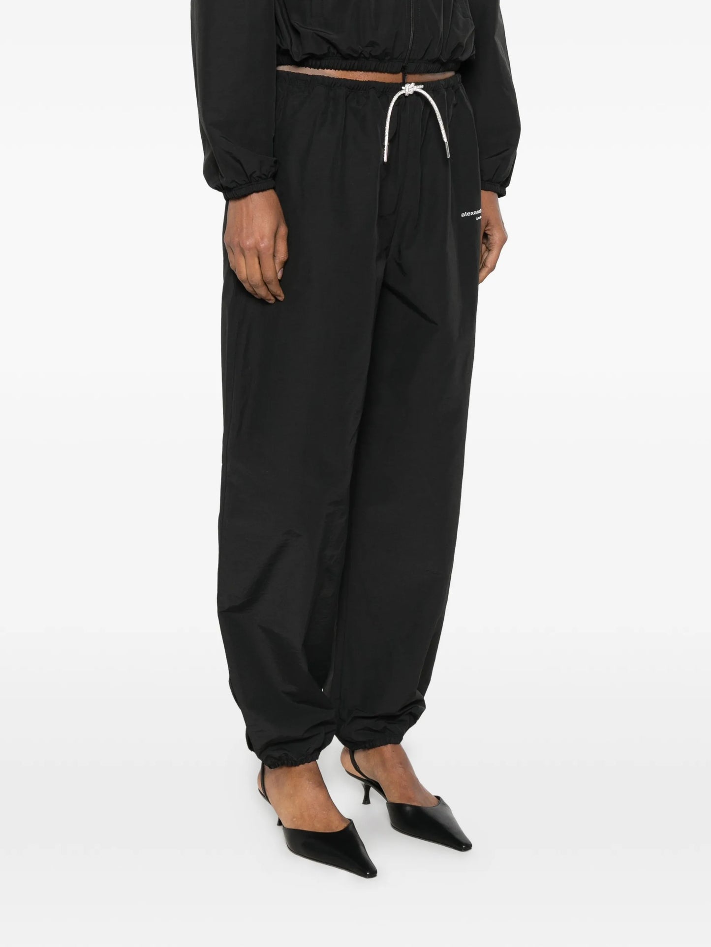 logo-print track pants
