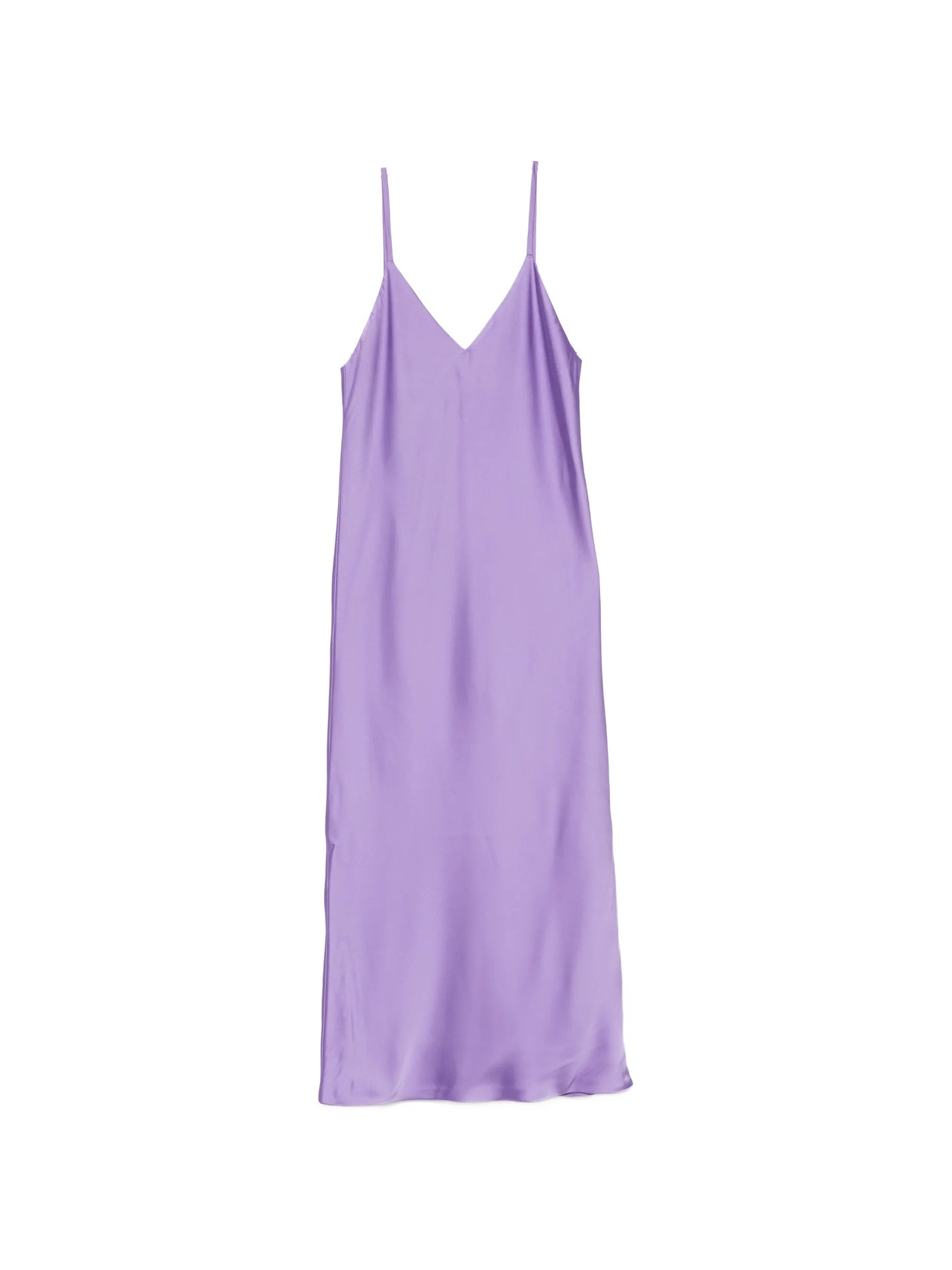 V-neck midi dress