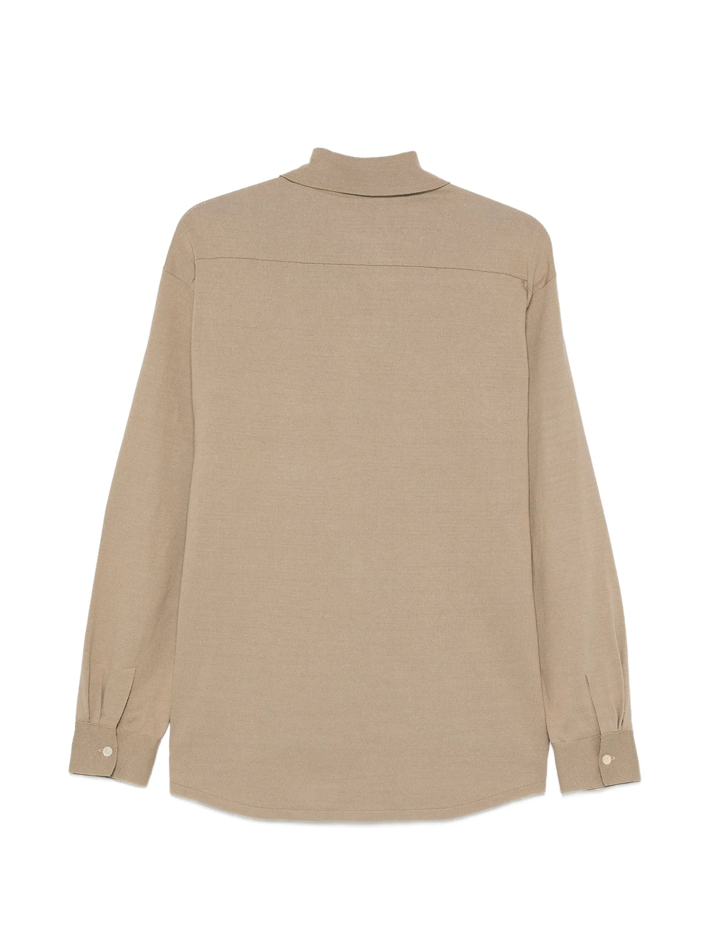 Tussah high-gauge silk cardigan