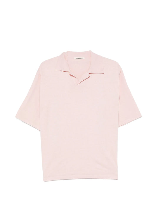 Tussah high-gauge silk T-shirt