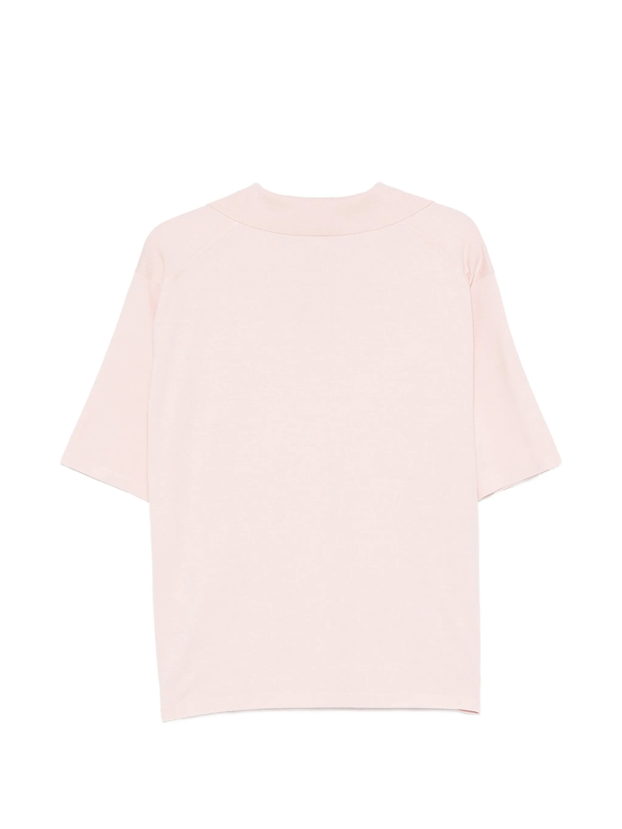 Tussah high-gauge silk T-shirt