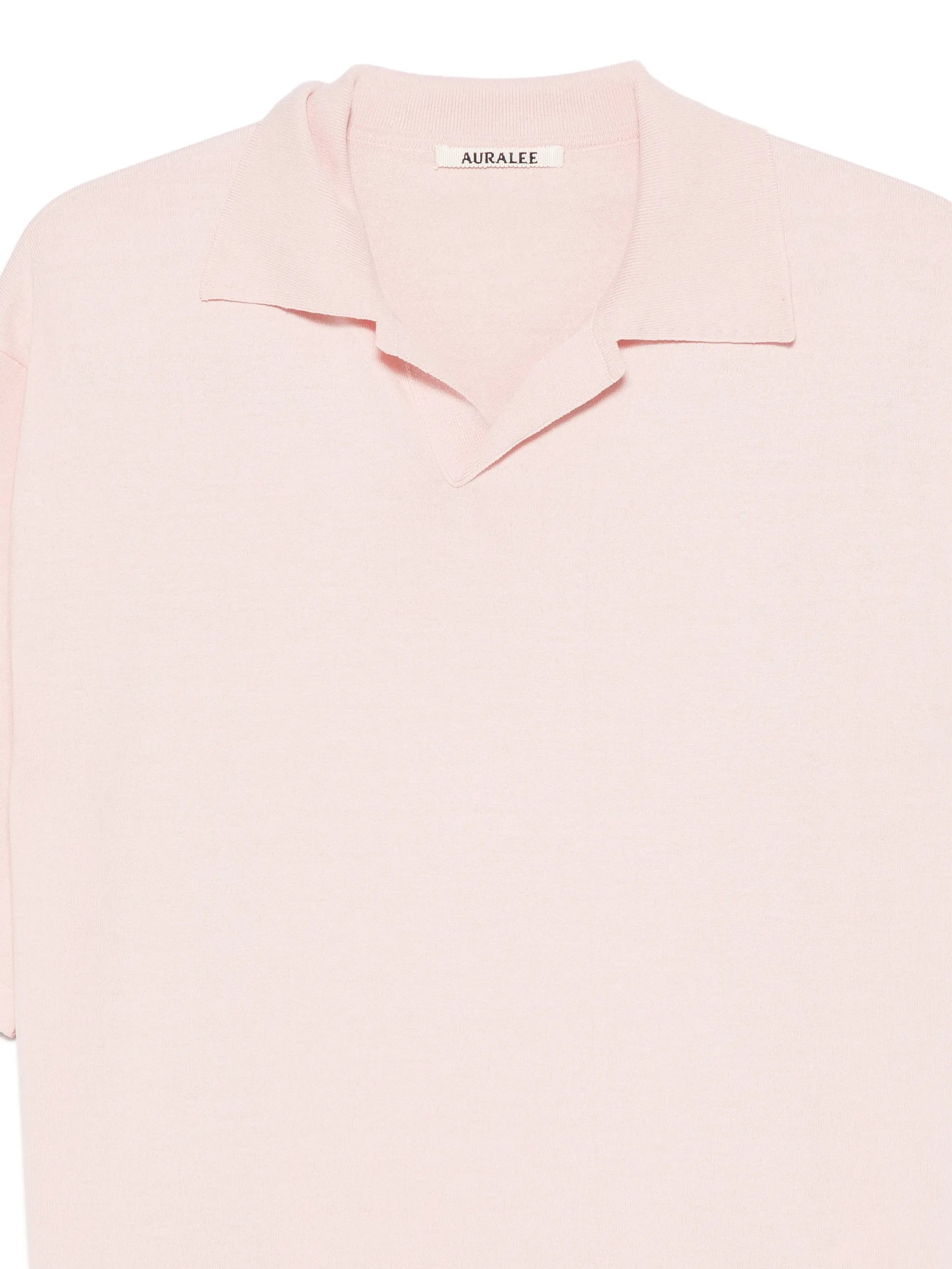 Tussah high-gauge silk T-shirt