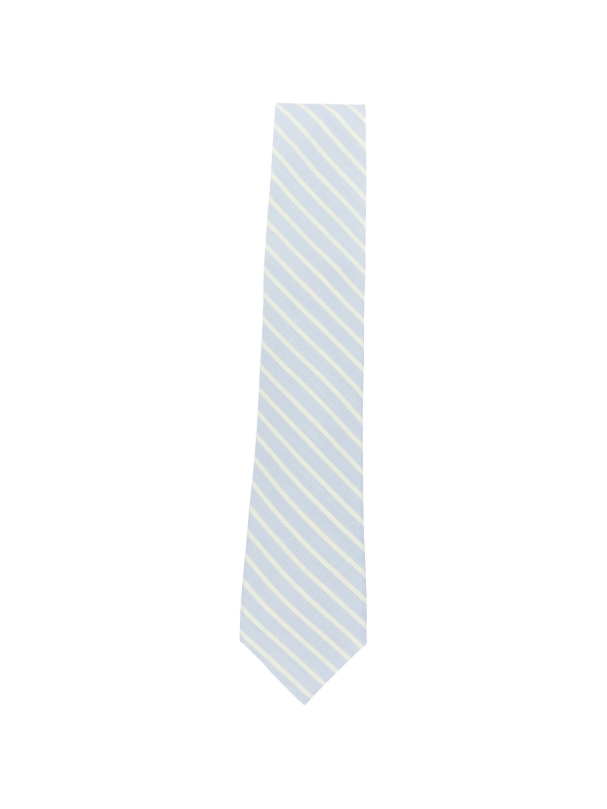 stripe-pattern wool tie