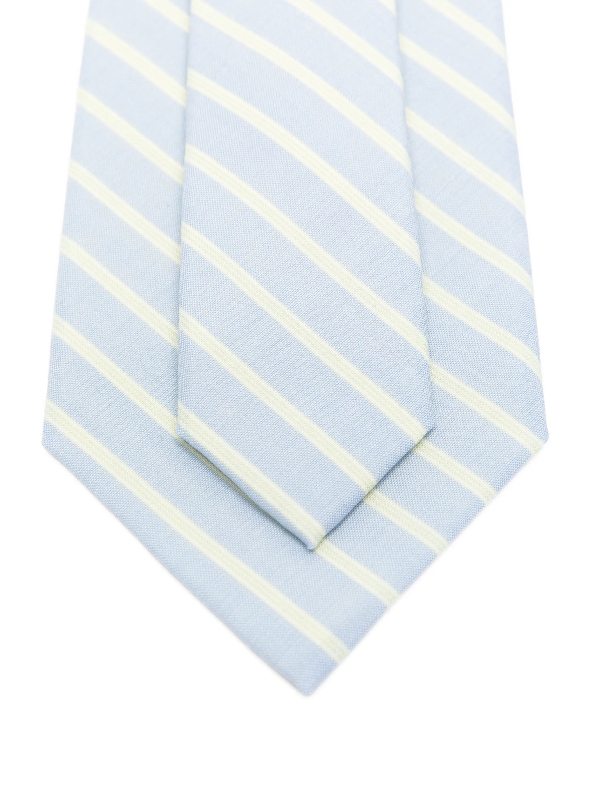 stripe-pattern wool tie