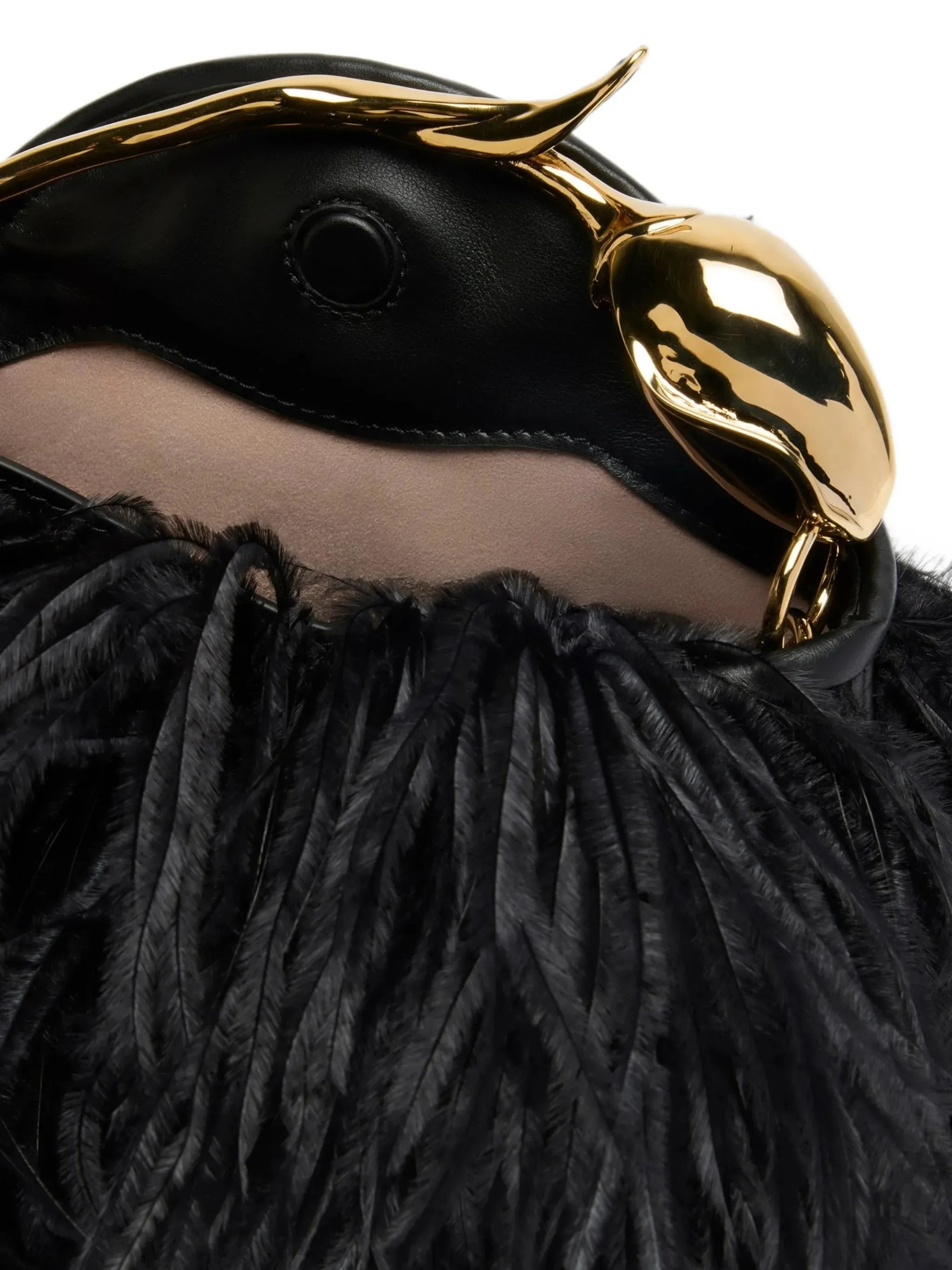 Mini Bloom feather tote bag