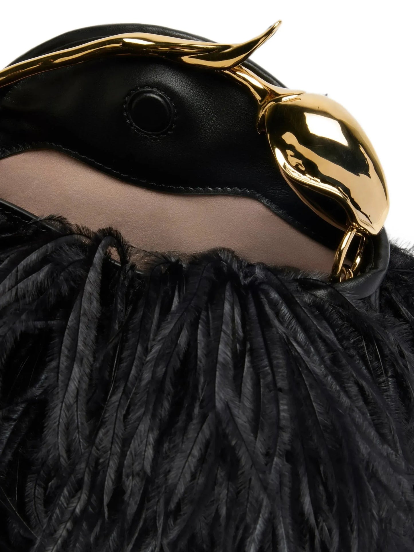 Mini Bloom feather tote bag