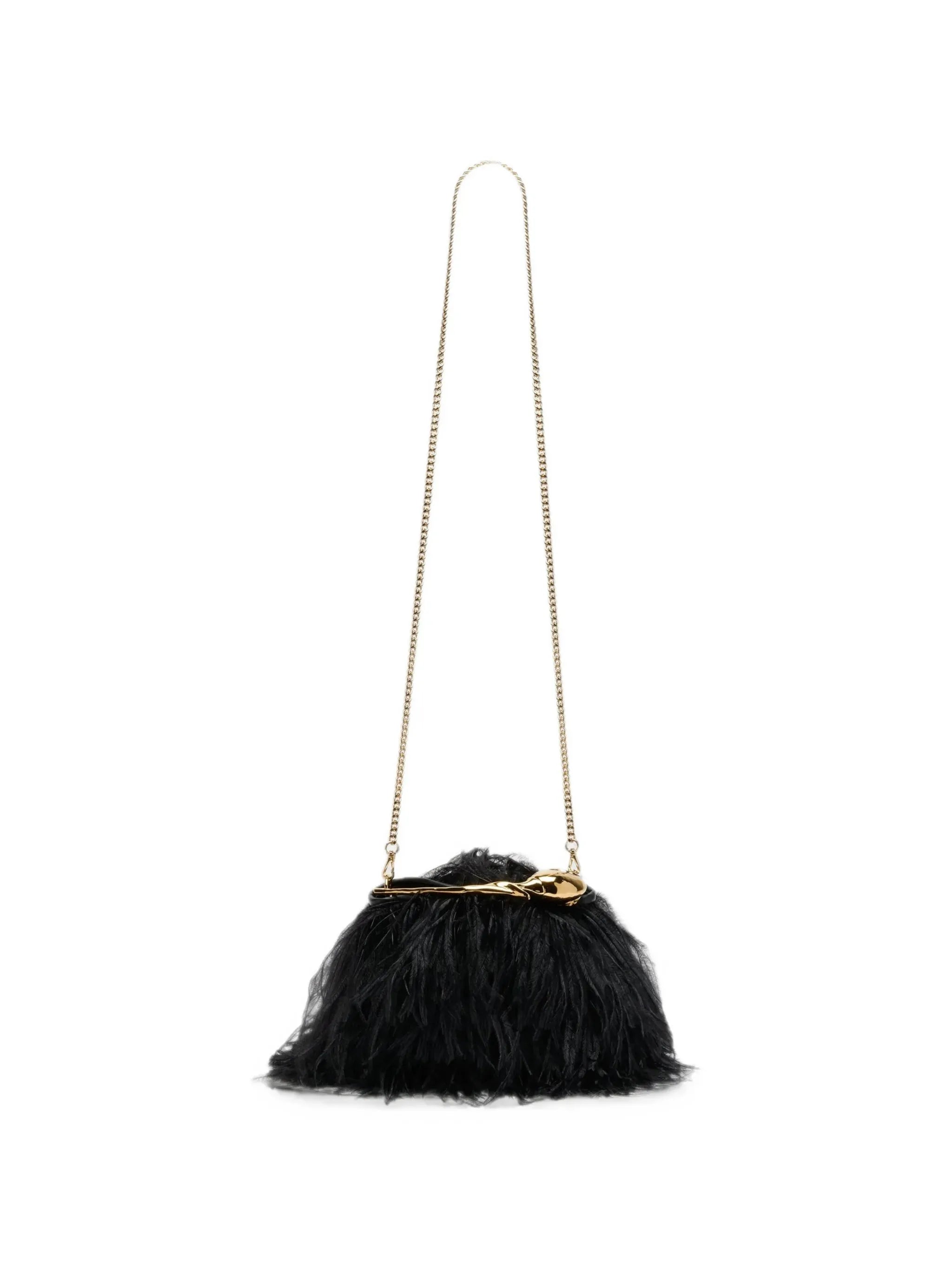 Mini Bloom feather tote bag