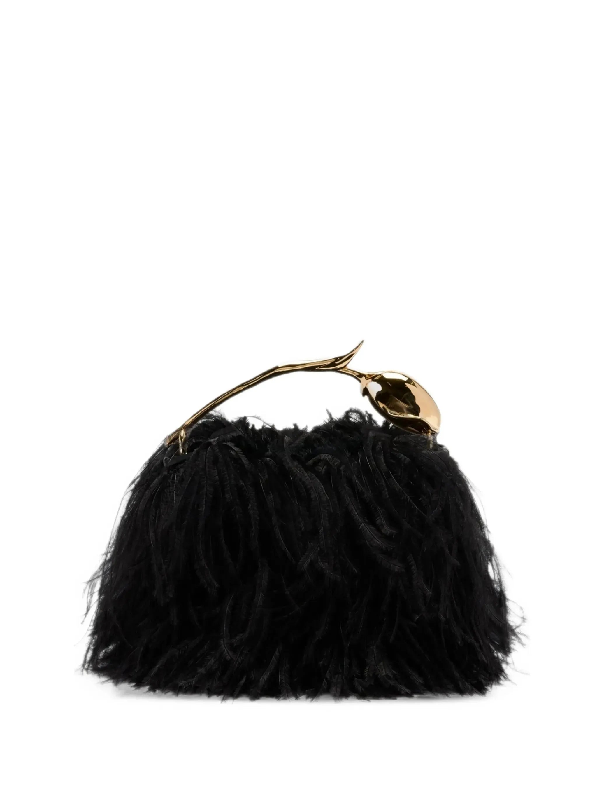 Mini Bloom feather tote bag