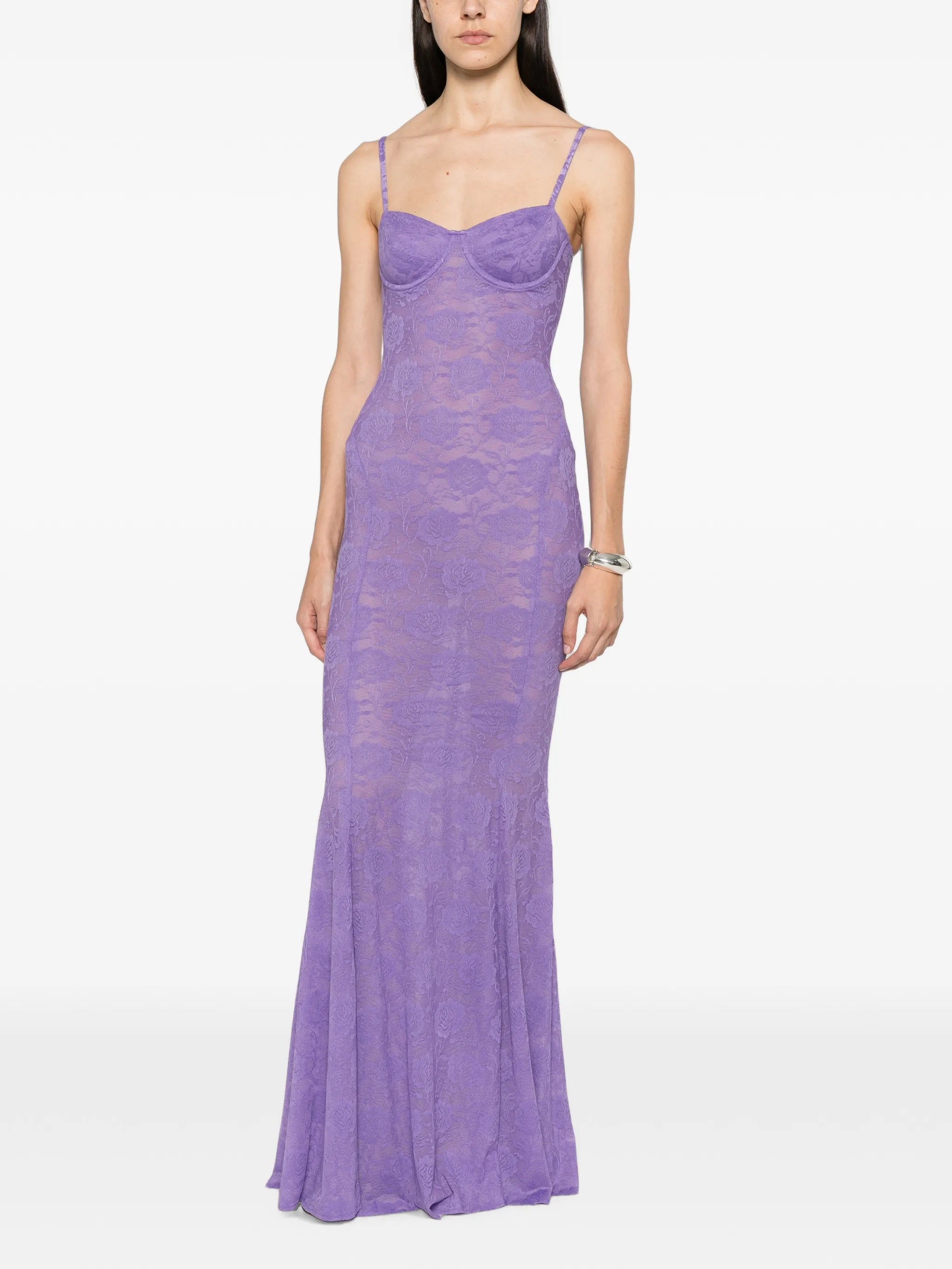 underwire fishtail gown