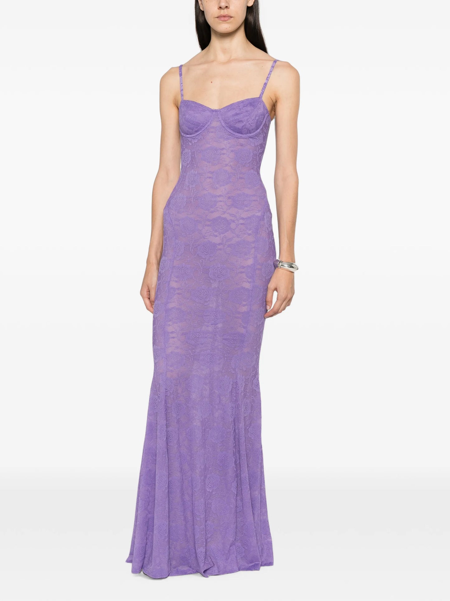 underwire fishtail gown