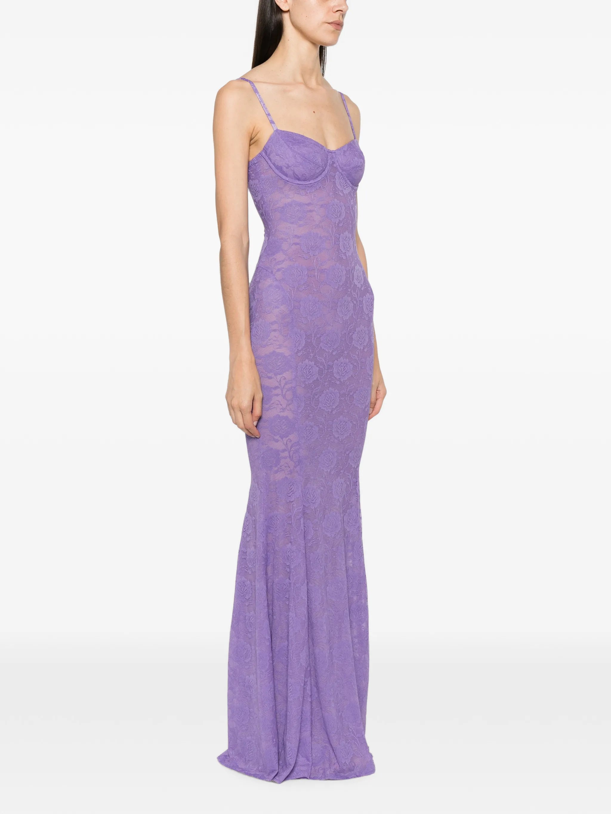underwire fishtail gown