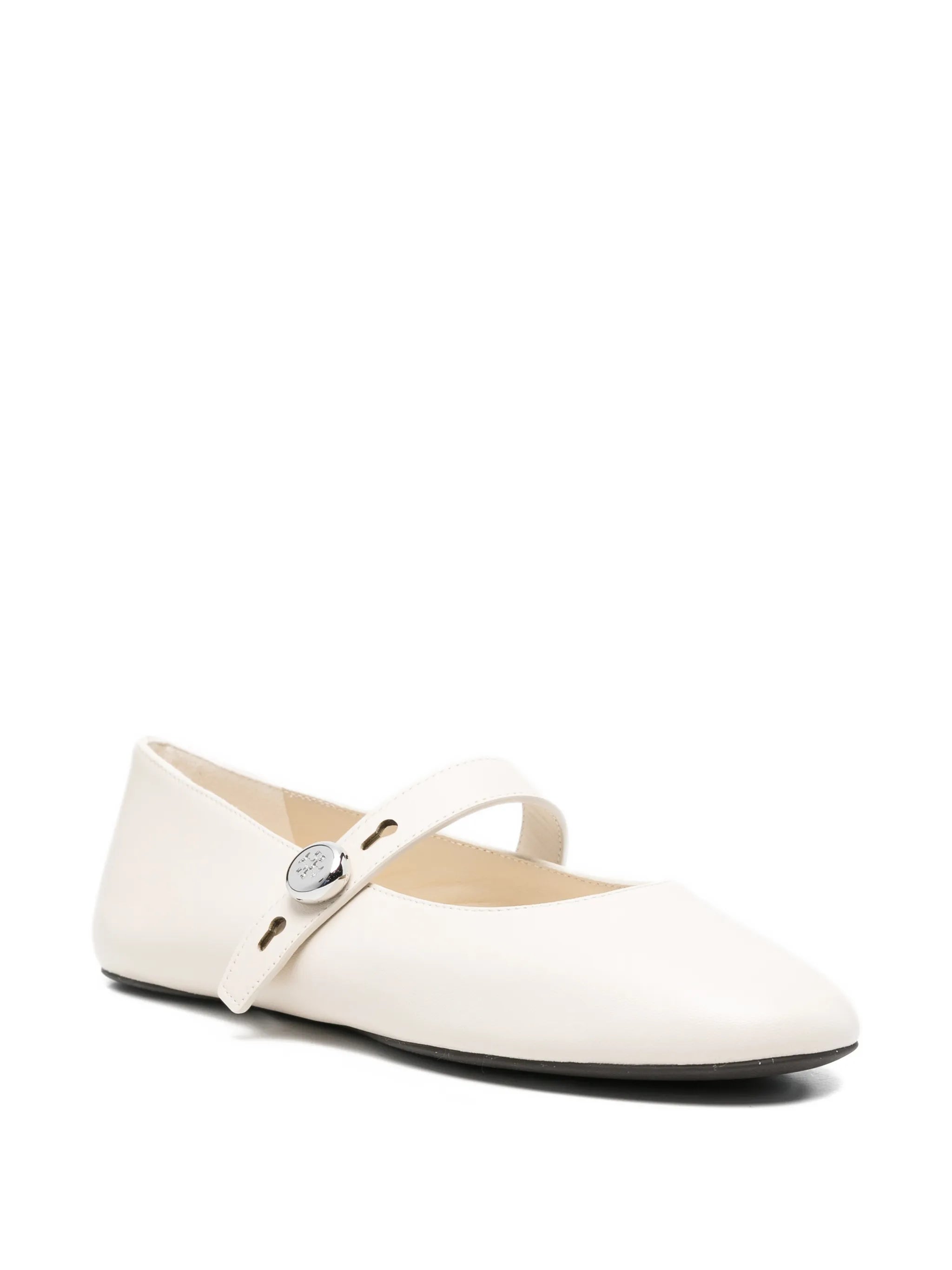 Romy Mary Jane buckle strap ballet flats